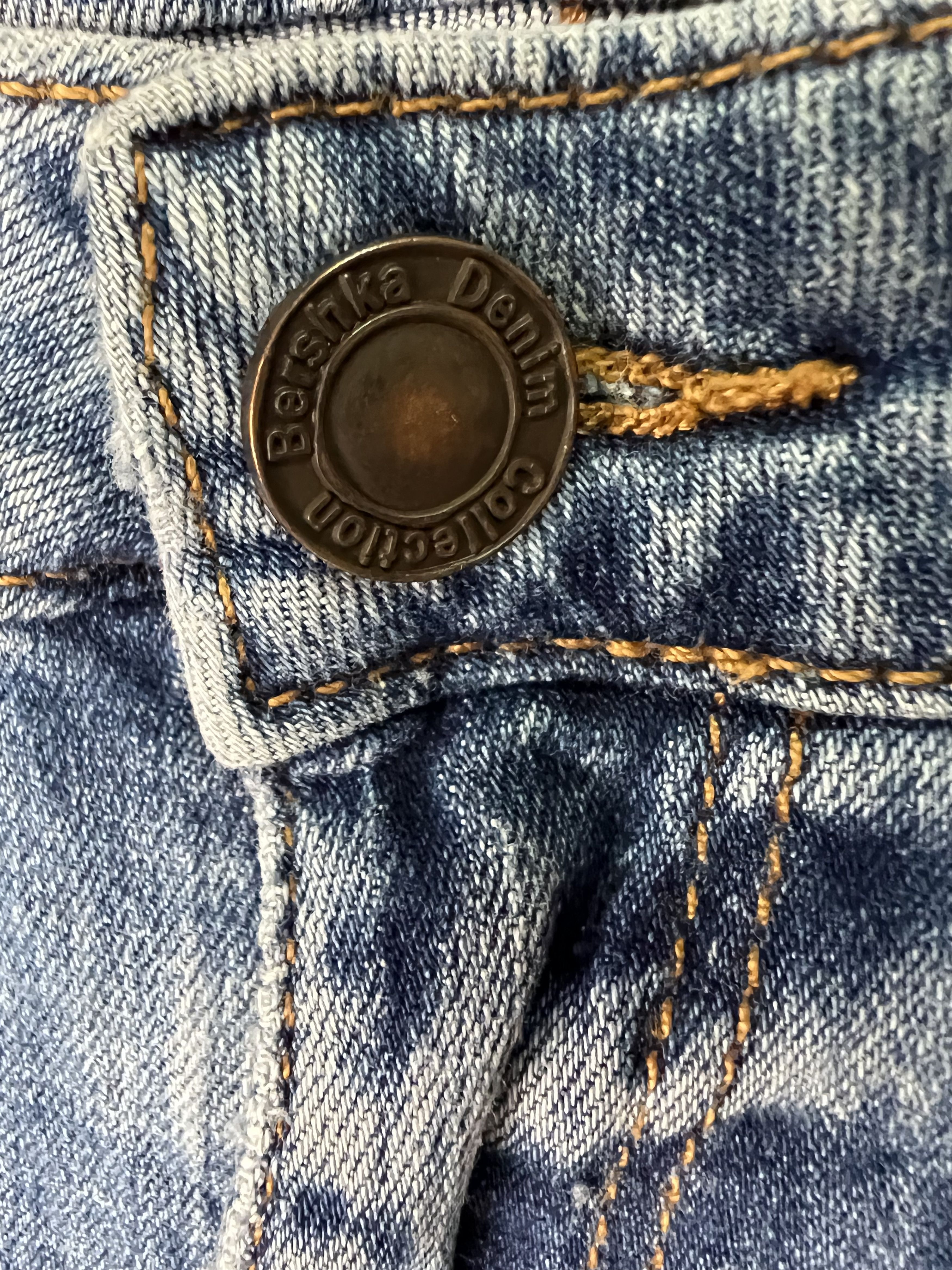 Bershka 🔥Vintage Stretchable Bershka Distressed Denim Size 27" / US 4 / IT 40 - 10 Thumbnail