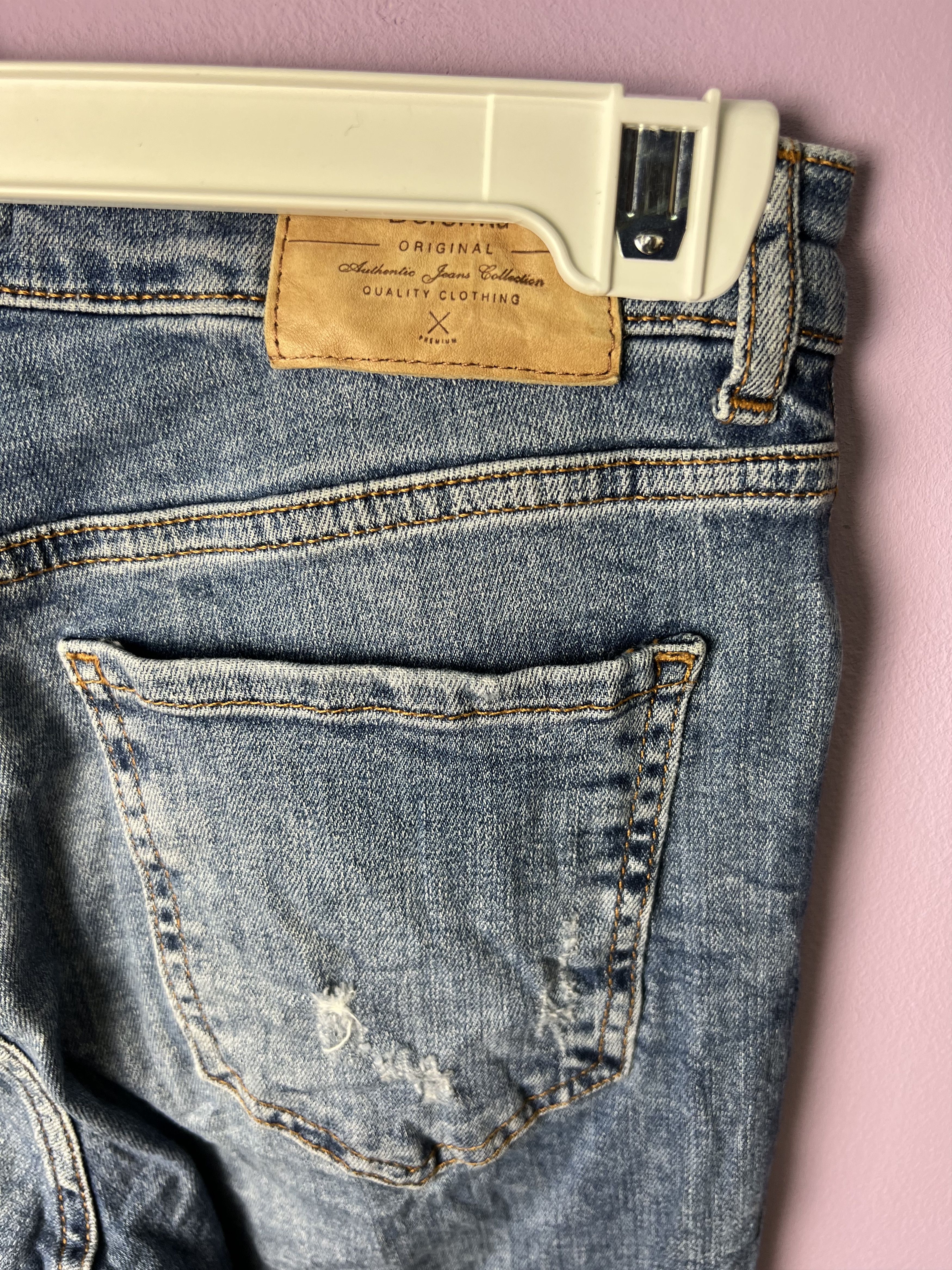 Bershka 🔥Vintage Stretchable Bershka Distressed Denim Size 27" / US 4 / IT 40 - 14 Thumbnail