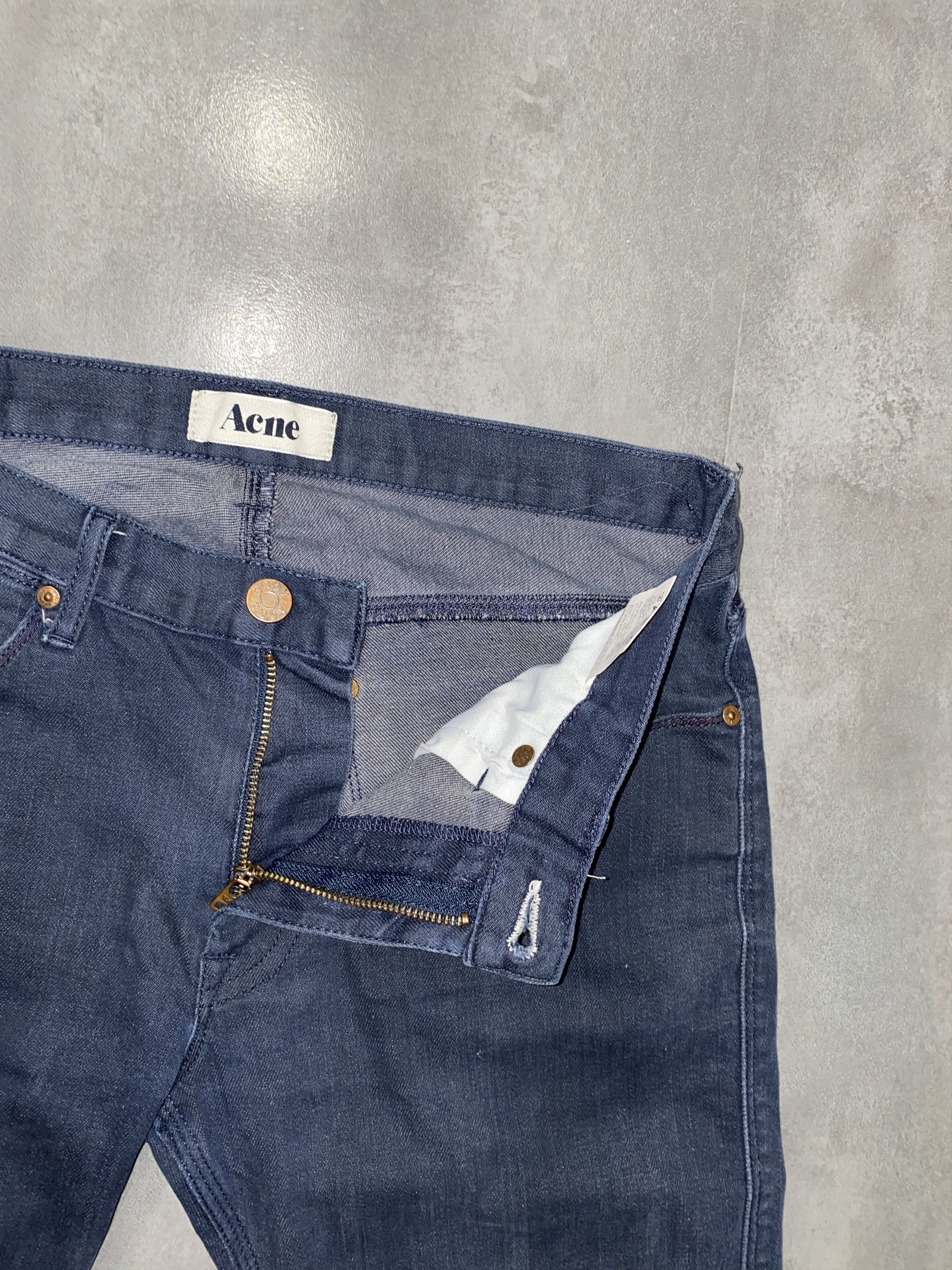 Acne Studios Acne Max / Thunder Dark Blue Denim Pants Size US 32 / EU 48 - 10 Thumbnail