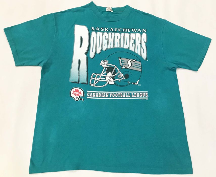 Vintage Vintage Waves 1995 CFL Saskatchewan Roughriders T-Shirt | Grailed