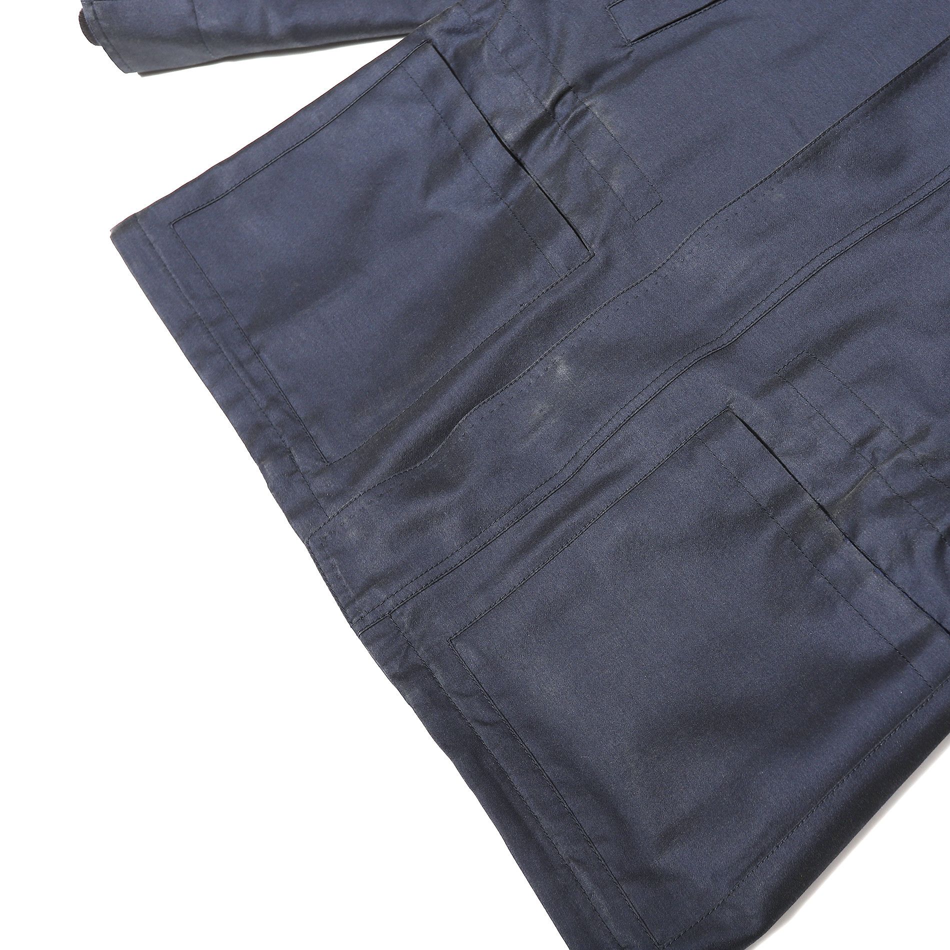 Berluti × Haider Ackermann FW18 Navy Overcoat by Haider Ackermann Size US M / EU 48-50 / 2 - 4 Thumbnail