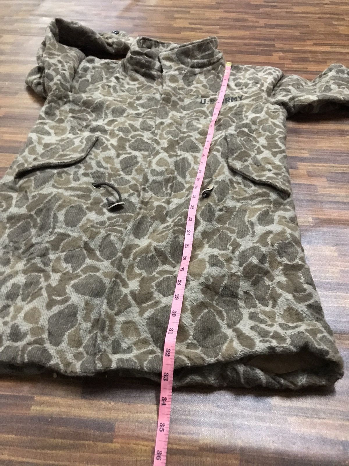 Vintage U.S.Army camouflage long jacket Size US M / EU 48-50 / 2 - 7 Thumbnail