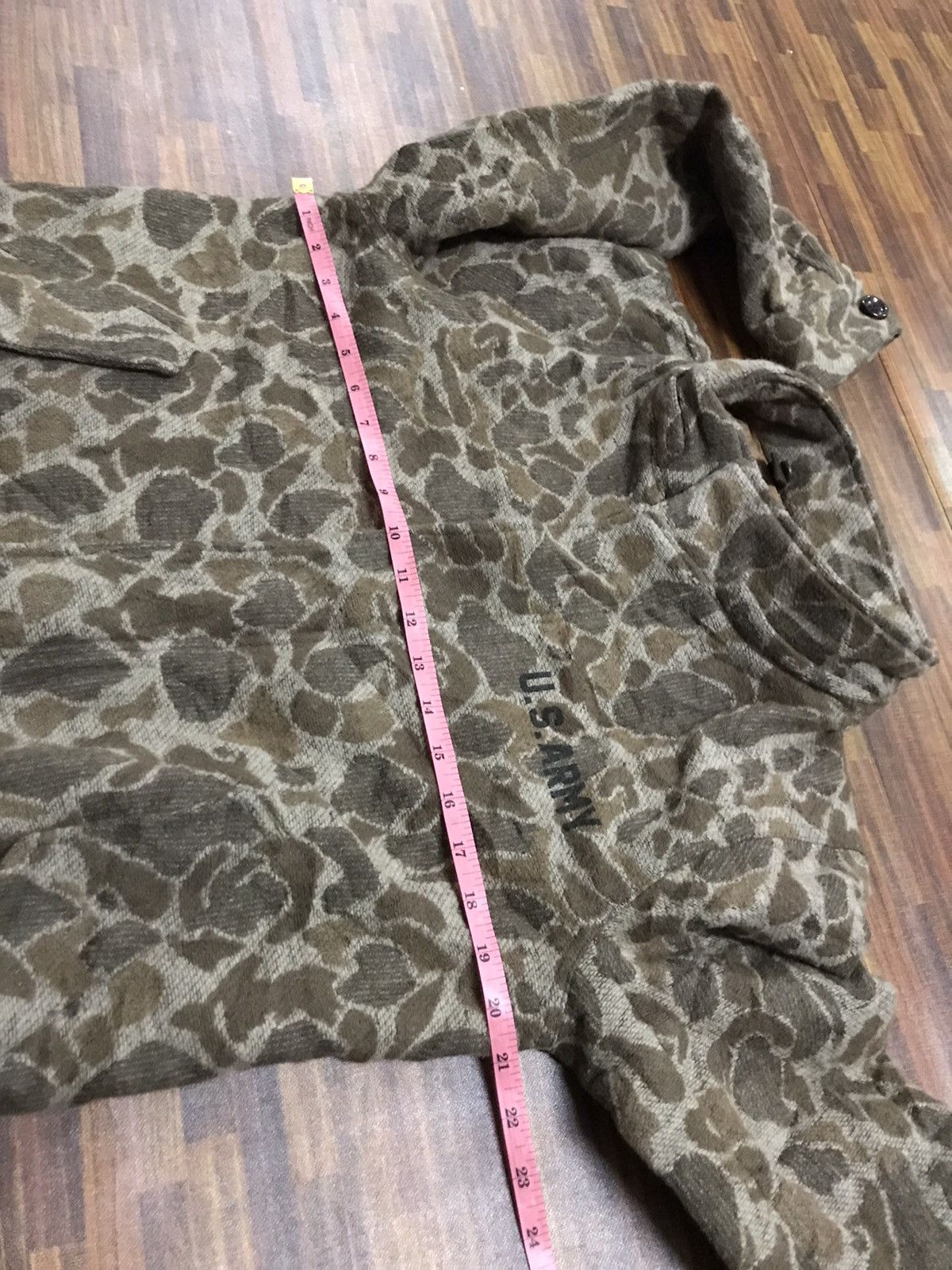 Vintage U.S.Army camouflage long jacket Size US M / EU 48-50 / 2 - 8 Thumbnail