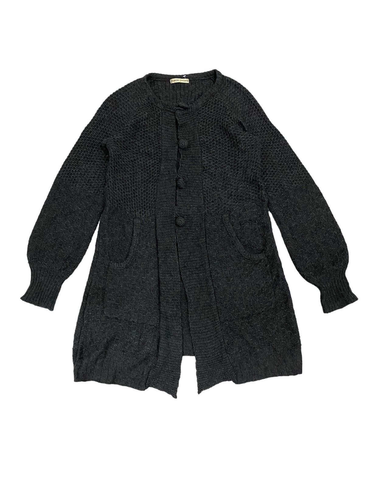 Issey Miyake × Vintage Vintage Tsumori Chisato Issey Miyake Long Knitted Cardigan Size XS / US 0-2 / IT 36-38 - 1 Thumbnail