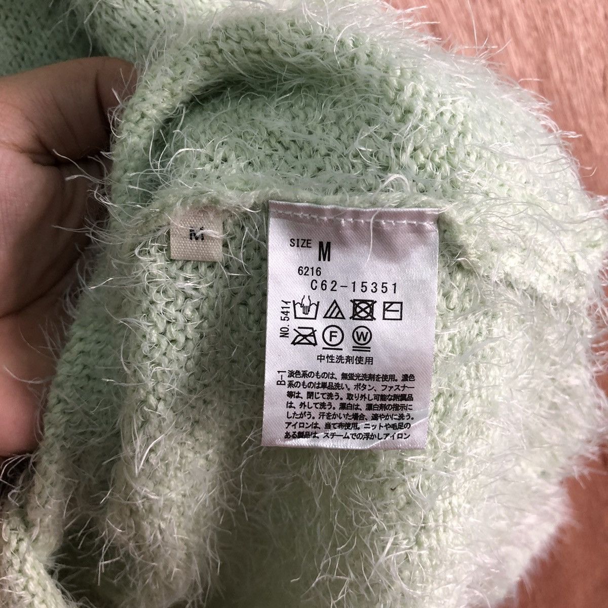 Homespun Knitwear × Japanese Brand Shoolarue Shag Shaggy Fur Mohair Knitwear #6534 Size US M / EU 48-50 / 2 - 7 Thumbnail