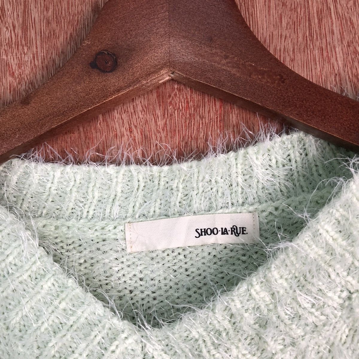 Homespun Knitwear × Japanese Brand Shoolarue Shag Shaggy Fur Mohair Knitwear #6534 Size US M / EU 48-50 / 2 - 6 Thumbnail
