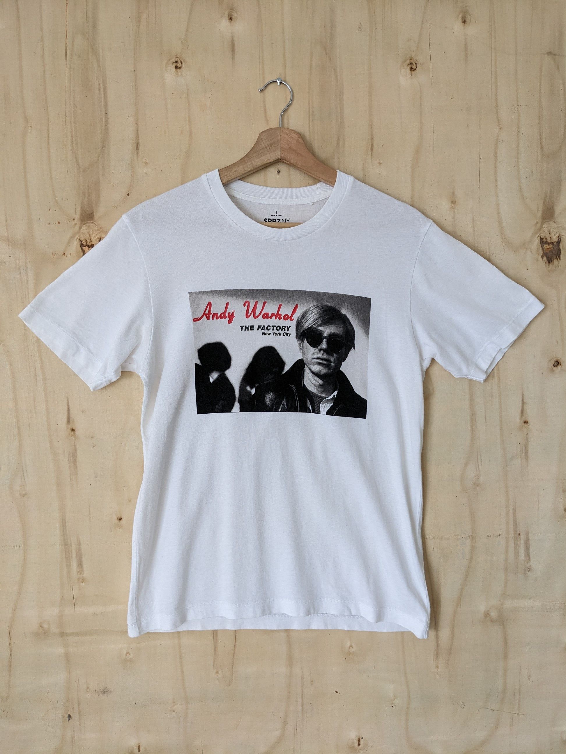 image of Uniqlo X Andy Warhol Icon Tee Sprzny in White, Men's (Size Small)