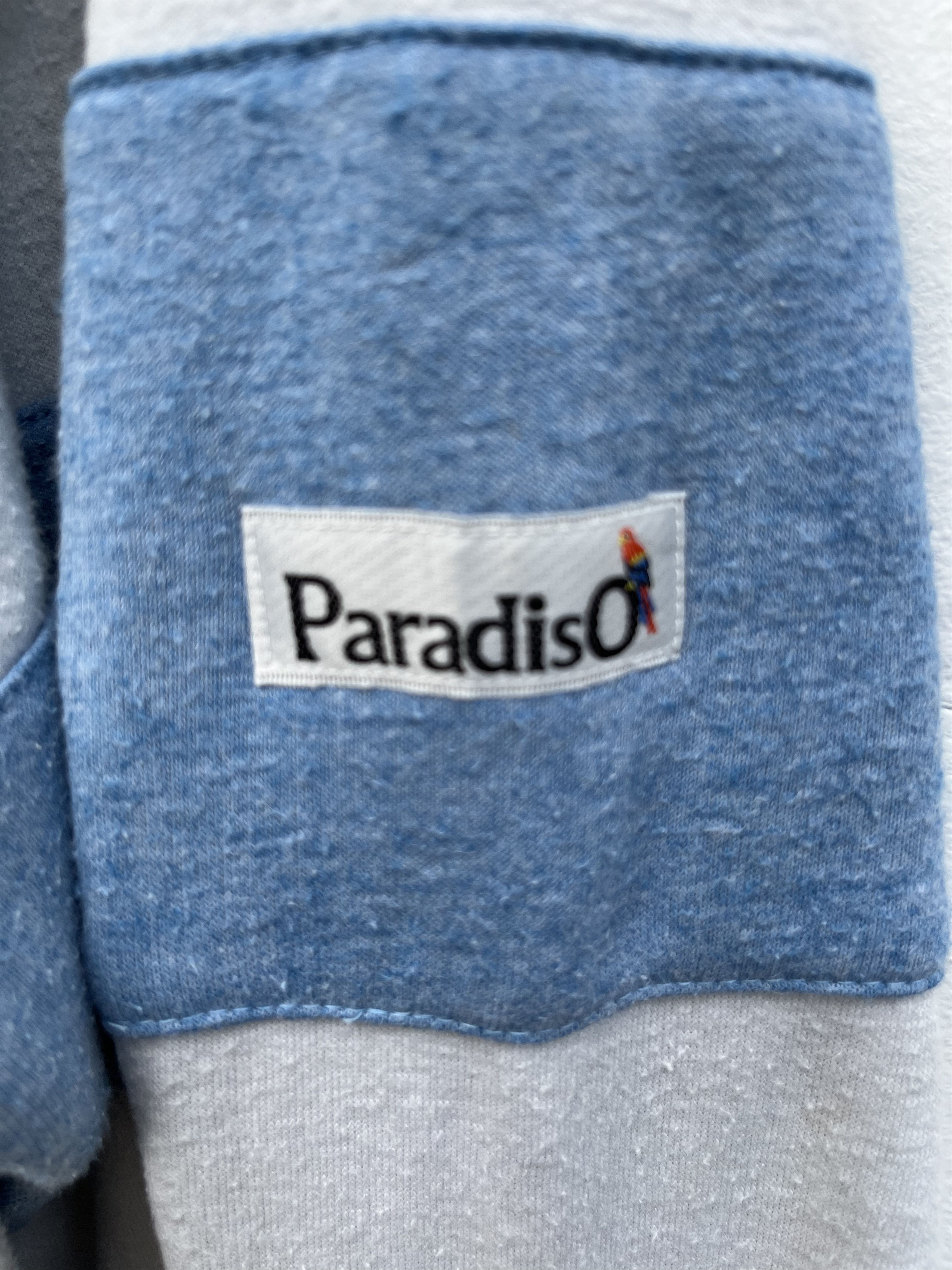 Japanese Brand Vintage 90s Paradiso Half Zip Sweatshirt Size US L / EU 52-54 / 3 - 4 Thumbnail