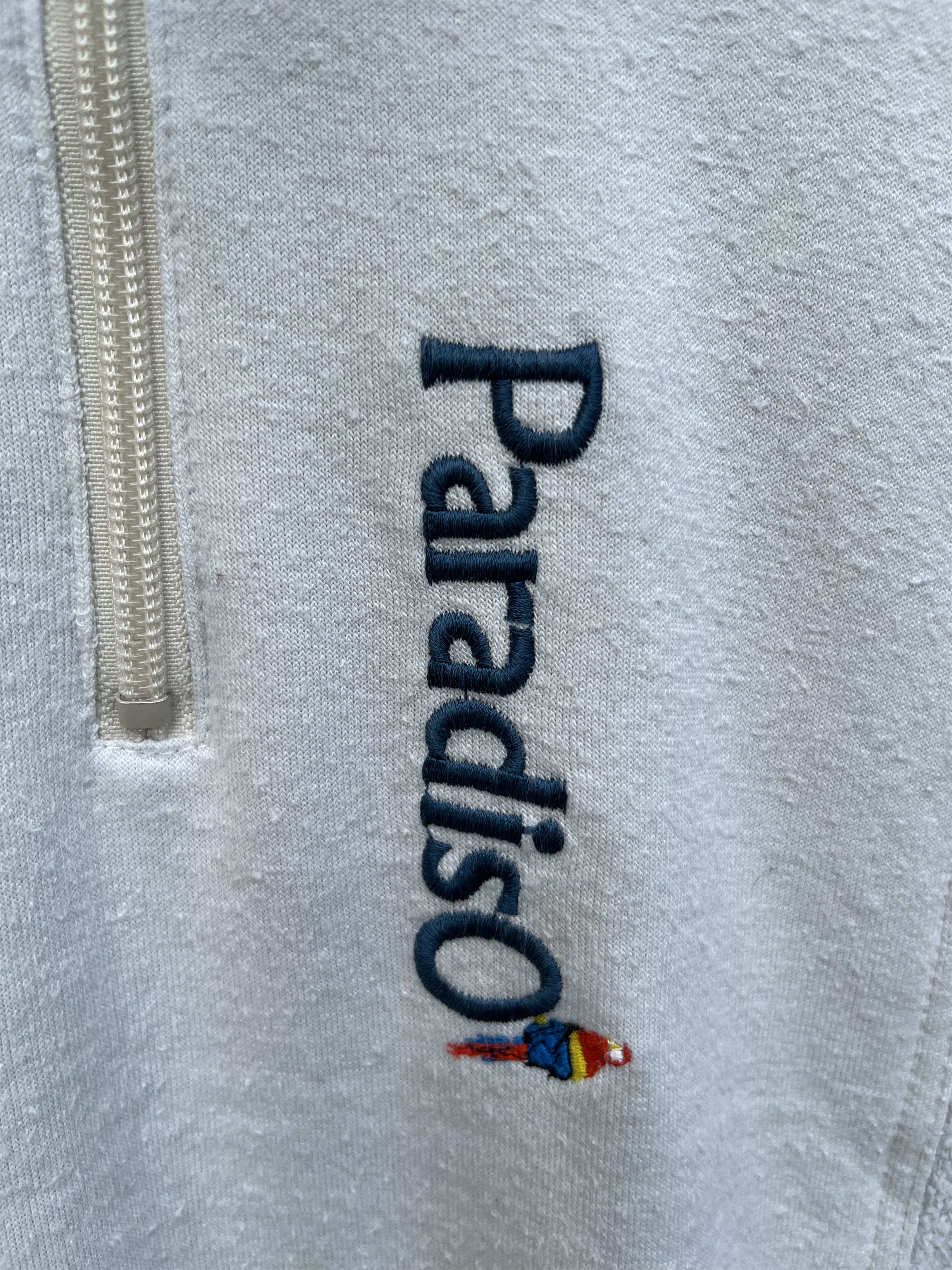 Japanese Brand Vintage 90s Paradiso Half Zip Sweatshirt Size US L / EU 52-54 / 3 - 3 Thumbnail