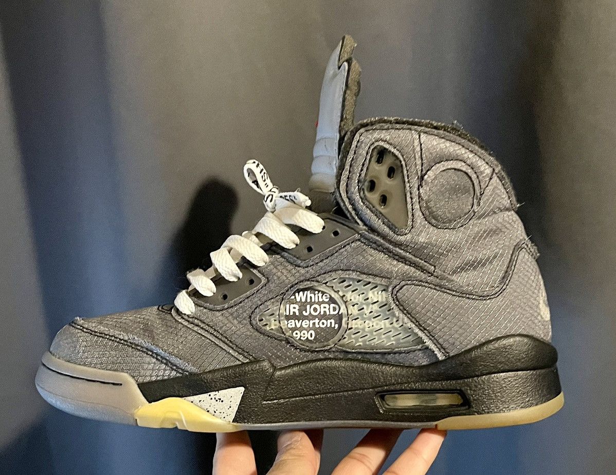 Jordan Brand × Off-White Off White x Air Jordan 5 Retro SP ‘Muslin’ Size US 7 / EU 40 - 7 Thumbnail