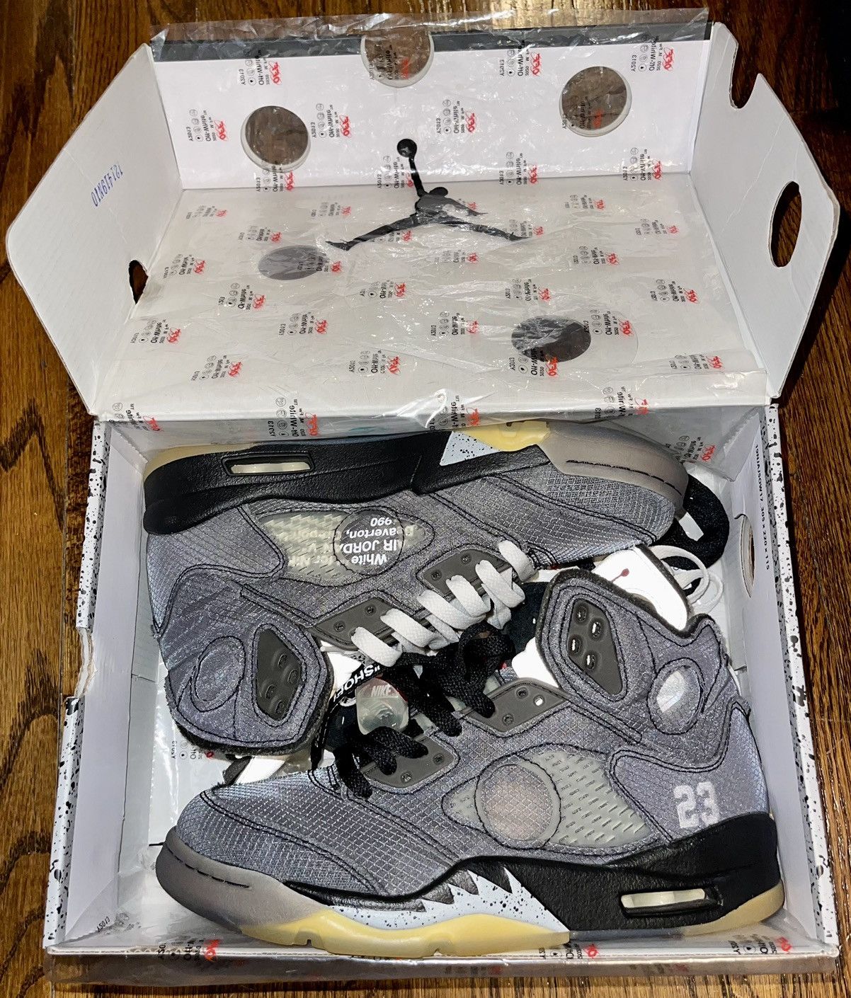 Jordan Brand × Off-White Off White x Air Jordan 5 Retro SP ‘Muslin’ Size US 7 / EU 40 - 10 Thumbnail