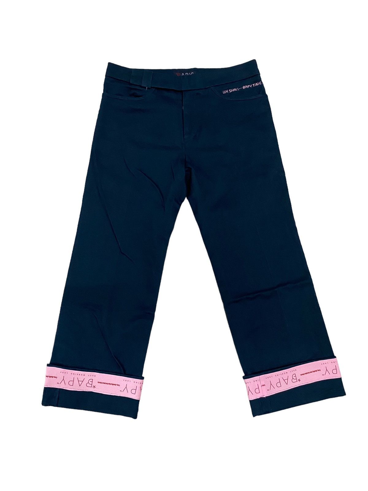 image of Bape Offervintage Bapy Busy Working Lady Pant in Blue, Women's (Size 29)