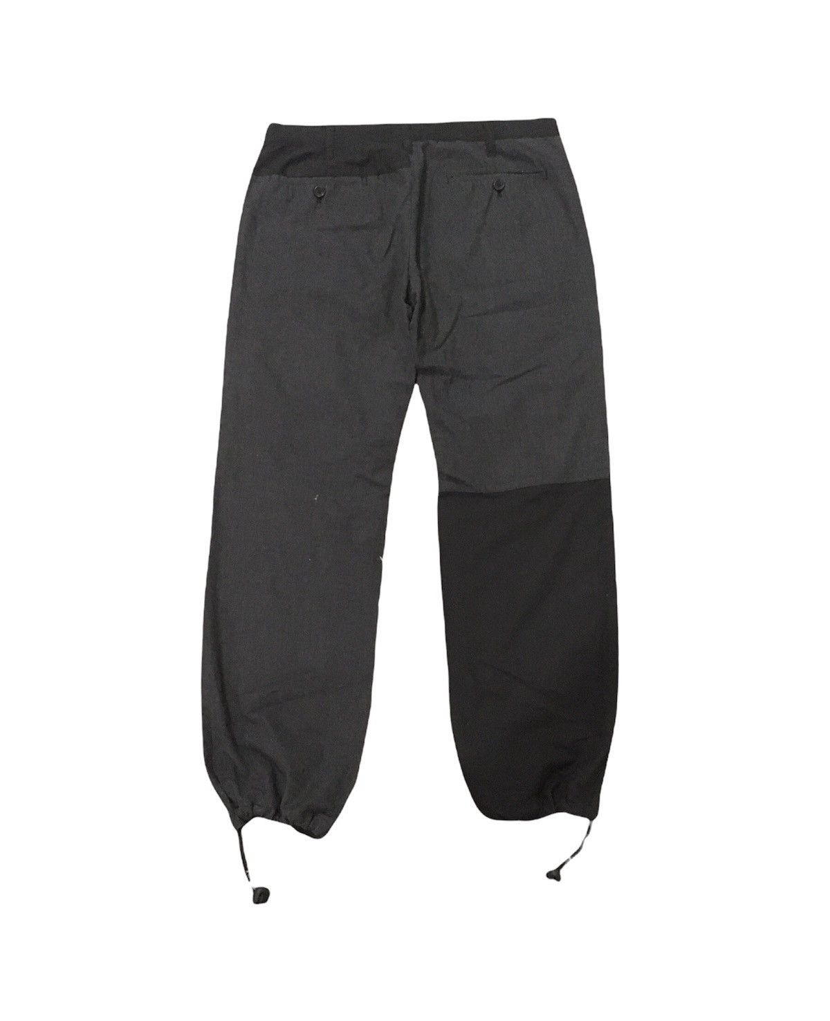 Yohji Yamamoto Y's wool Inverted Pleated overalls Pants YS-P07-100 black 2