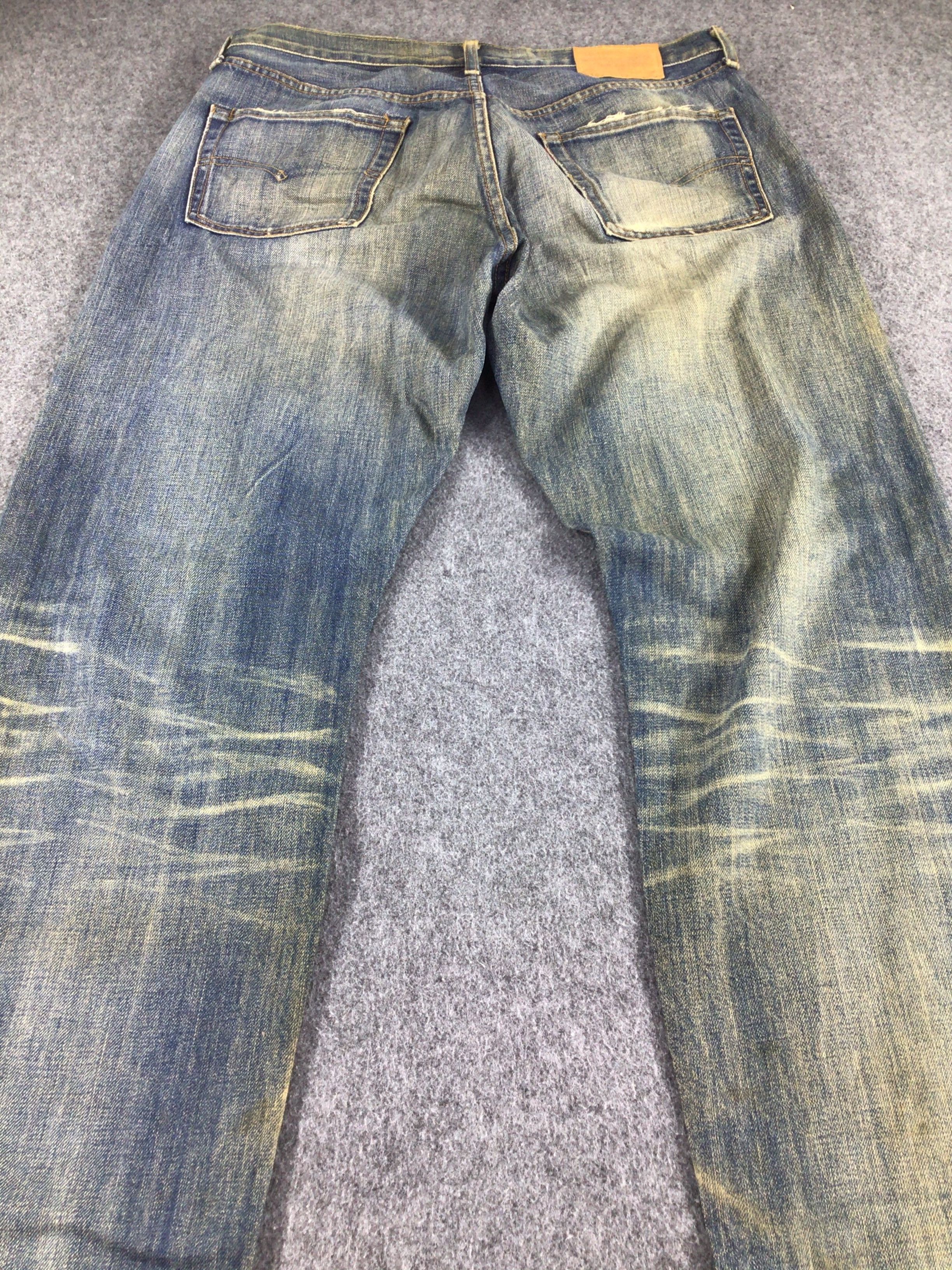 Levi's × Vintage Vintage LVC Big E Redline Levis 502 Jeans-JM165 Size US 35 - 4 Thumbnail