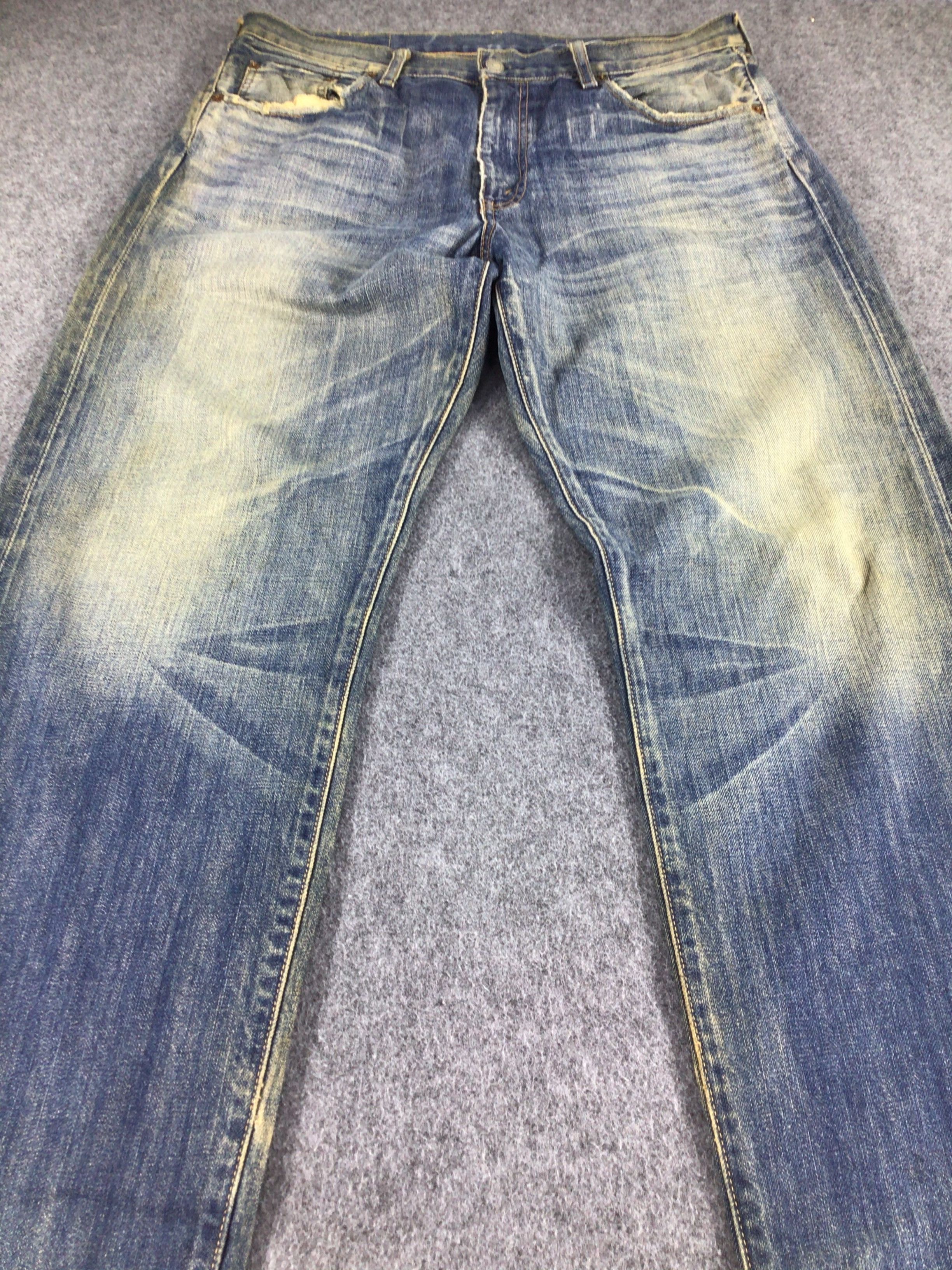 Levi's × Vintage Vintage LVC Big E Redline Levis 502 Jeans-JM165 Size US 35 - 3 Thumbnail