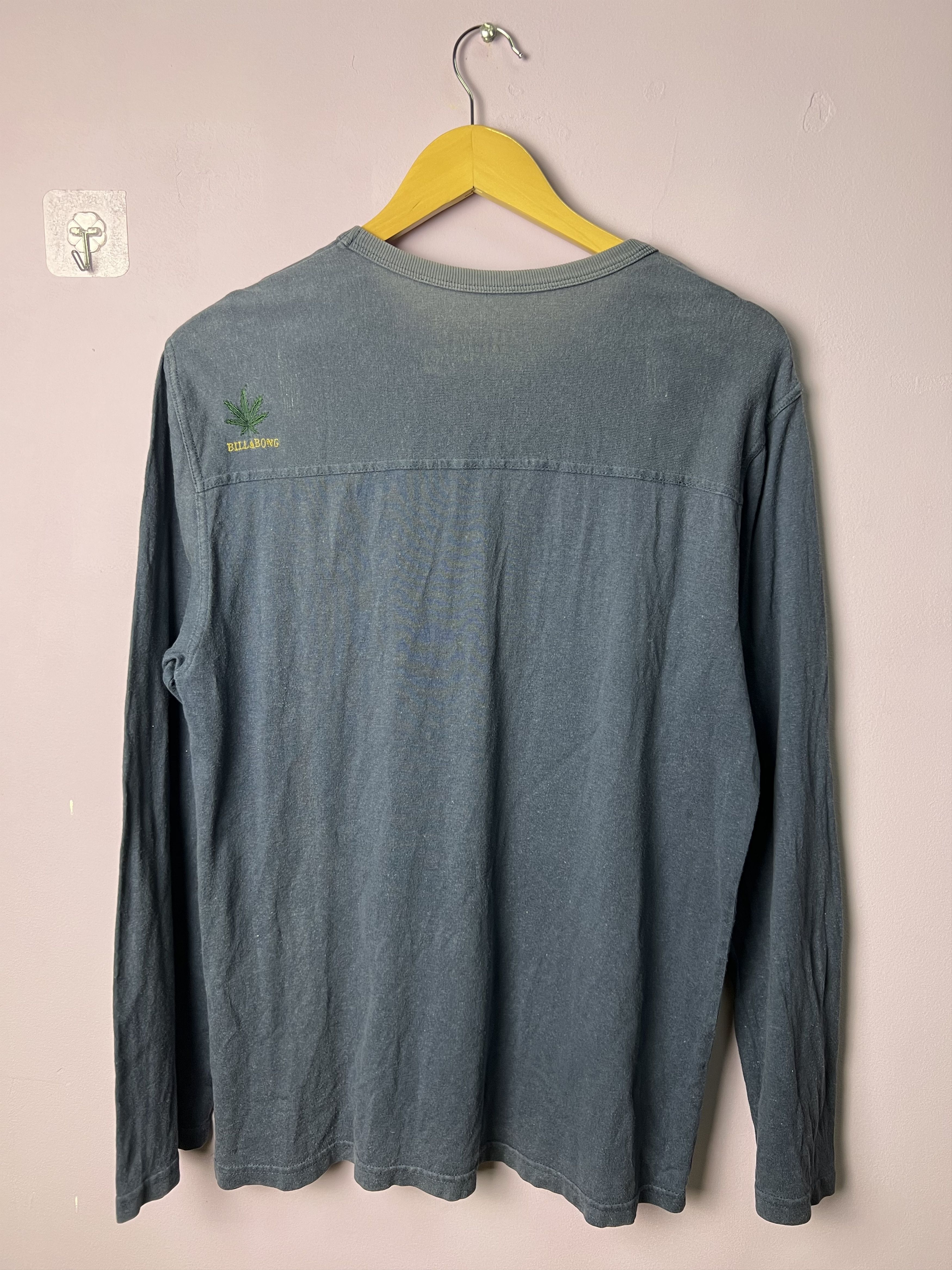 Billabong 🔥Rare Billabong Hemp Cotton Long Sleeves Tees Size US M / EU 48-50 / 2 - 2 Thumbnail