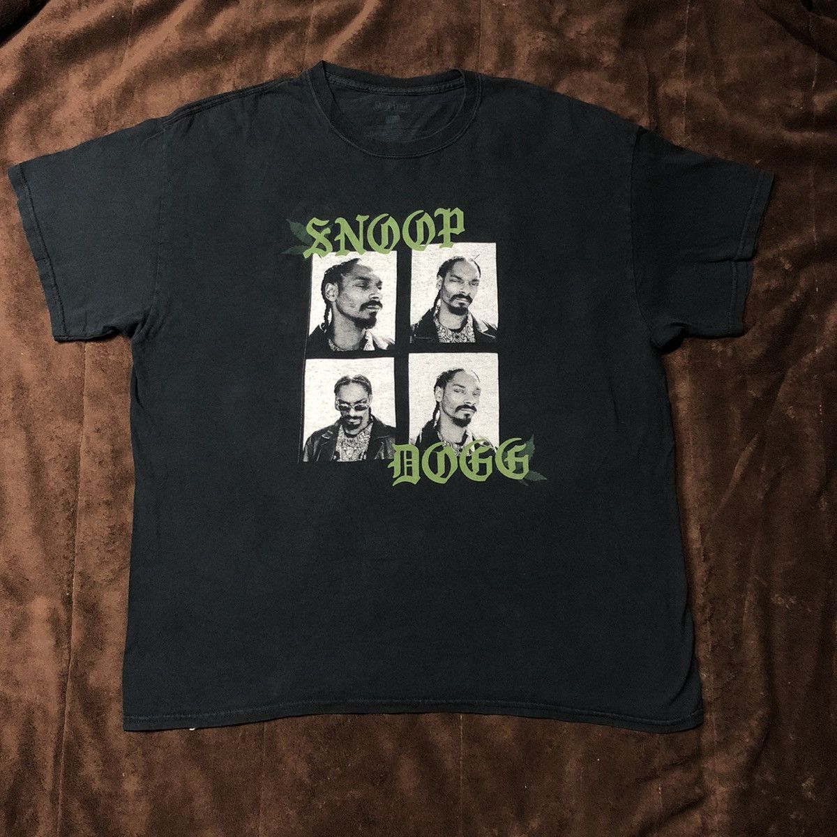 Band Tees Thrashed Faded Snoop Dogg T Shirt Size US XL / EU 56 / 4 - 2 Thumbnail