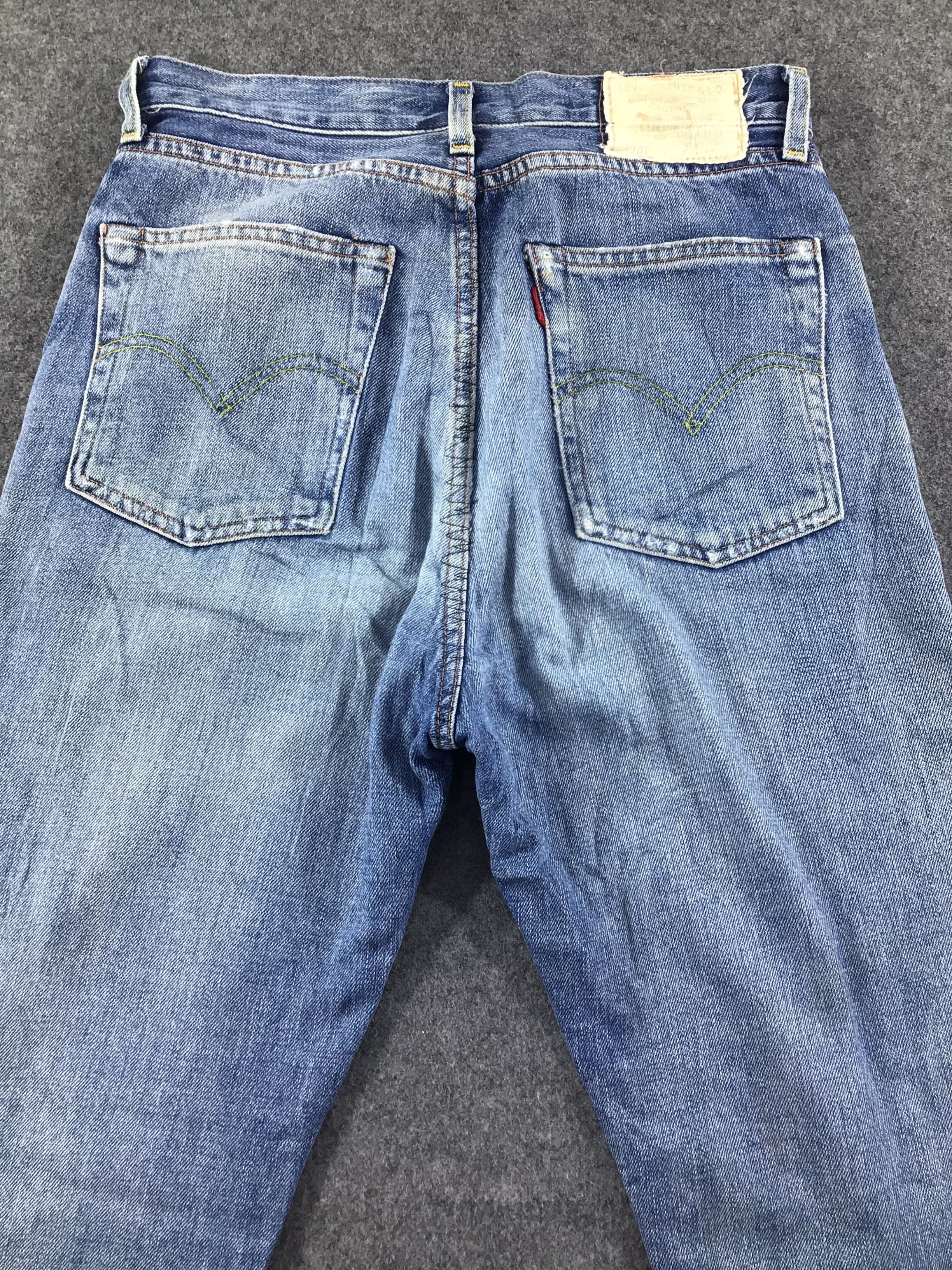 Levi's × Levi's Vintage Clothing × Vintage Levis Blue Wash 702 Redline Jeans-JM004 Size US 29 - 3 Thumbnail