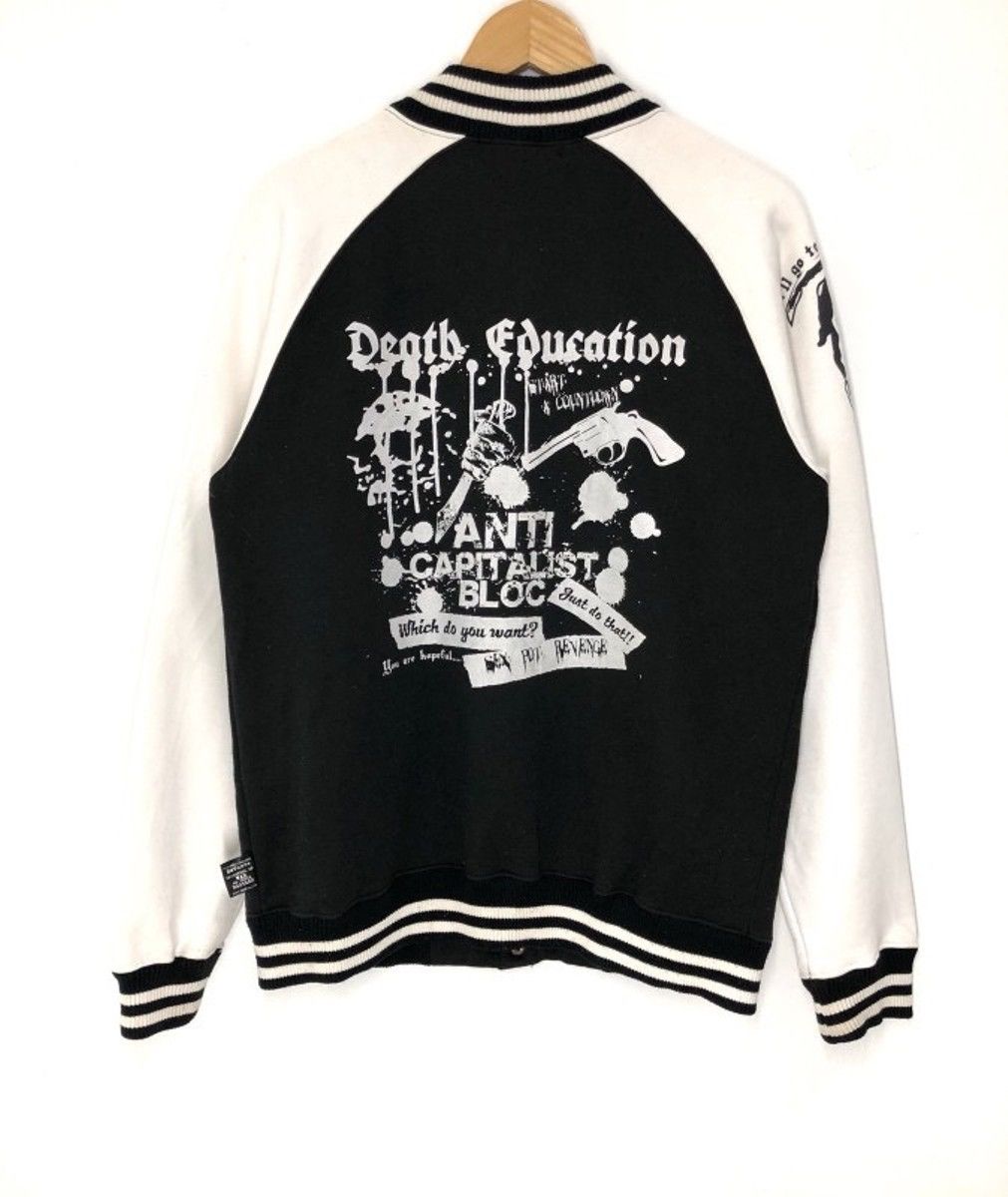 Japanese Brand 🇯🇵 Sex Pot Revenge Skulls ☠️ Seditionaries Varsity Jacket Size US S / EU 44-46 / 1 - 1 Thumbnail