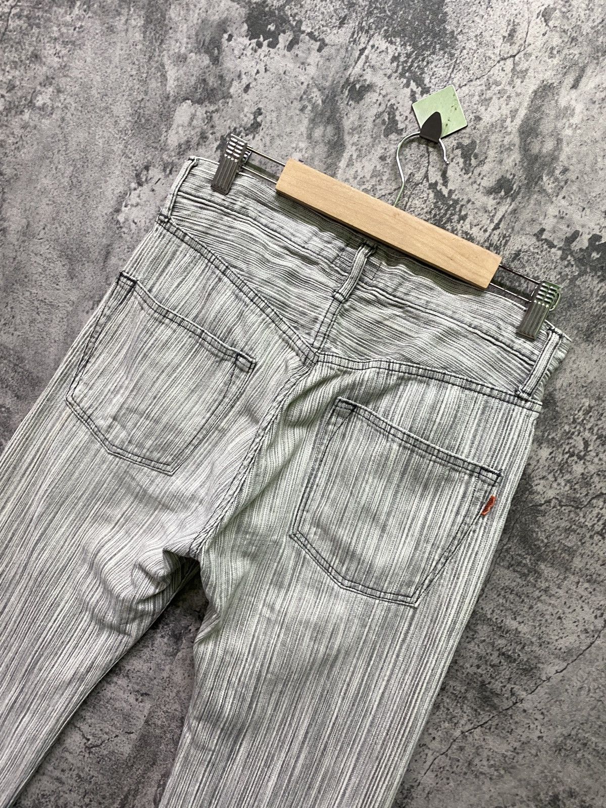 Designer × OMNIGOD × Vintage Vintage OMNIGOD Japan Striped Distressed Pant Size US 28 / EU 44 - 18 Thumbnail