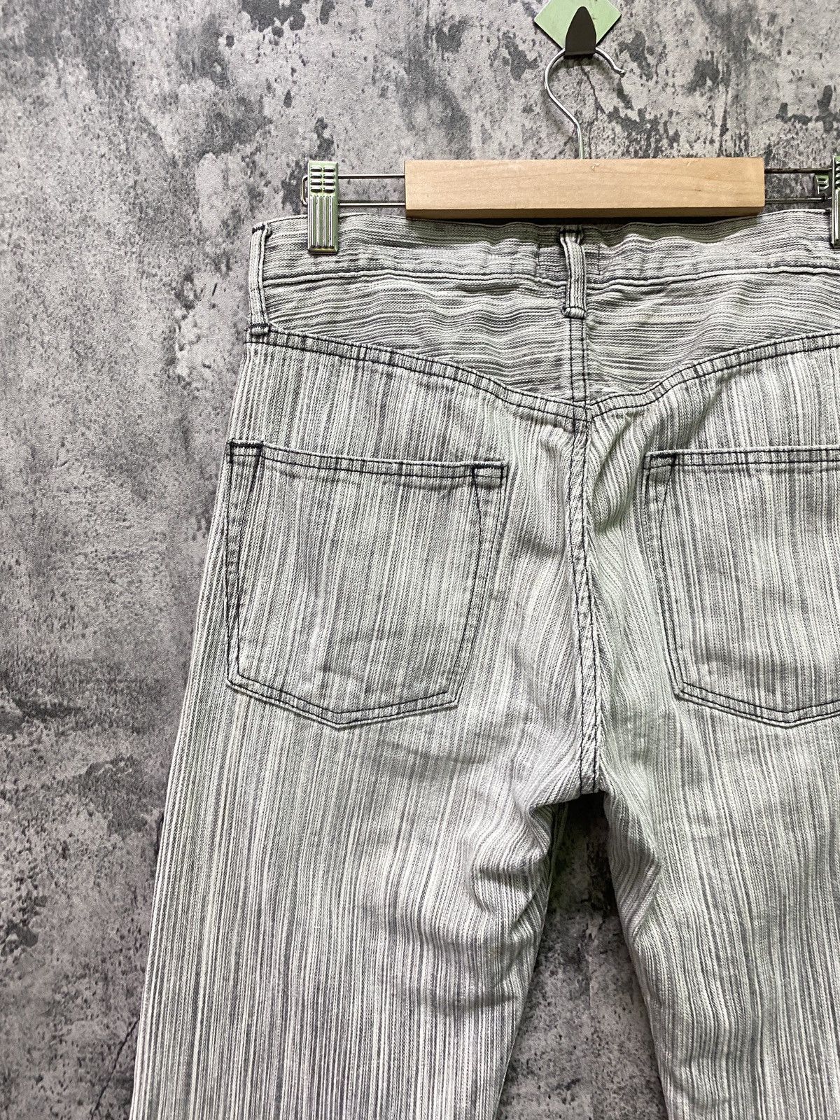 Designer × OMNIGOD × Vintage Vintage OMNIGOD Japan Striped Distressed Pant Size US 28 / EU 44 - 12 Thumbnail
