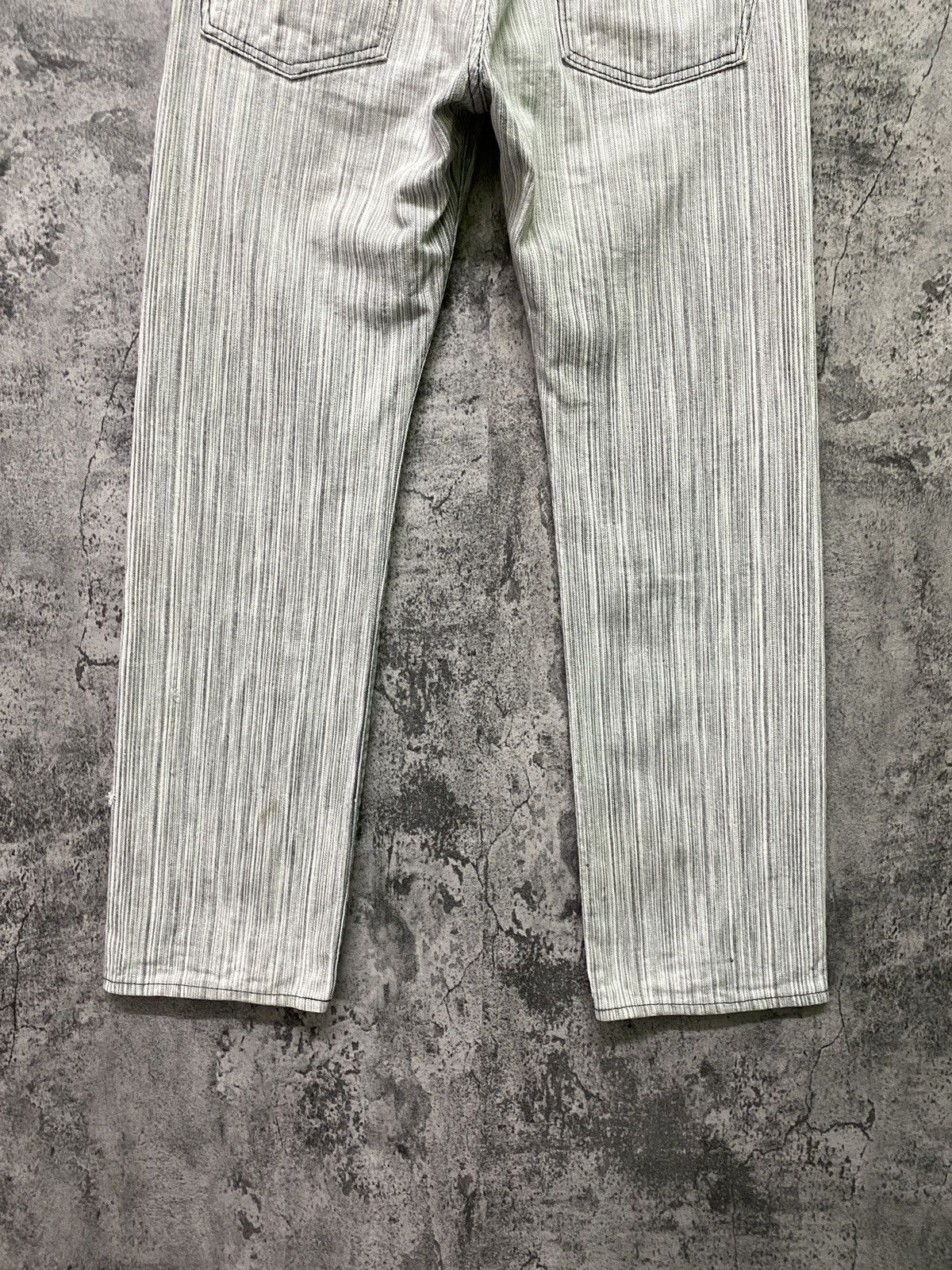 Designer × OMNIGOD × Vintage Vintage OMNIGOD Japan Striped Distressed Pant Size US 28 / EU 44 - 16 Thumbnail