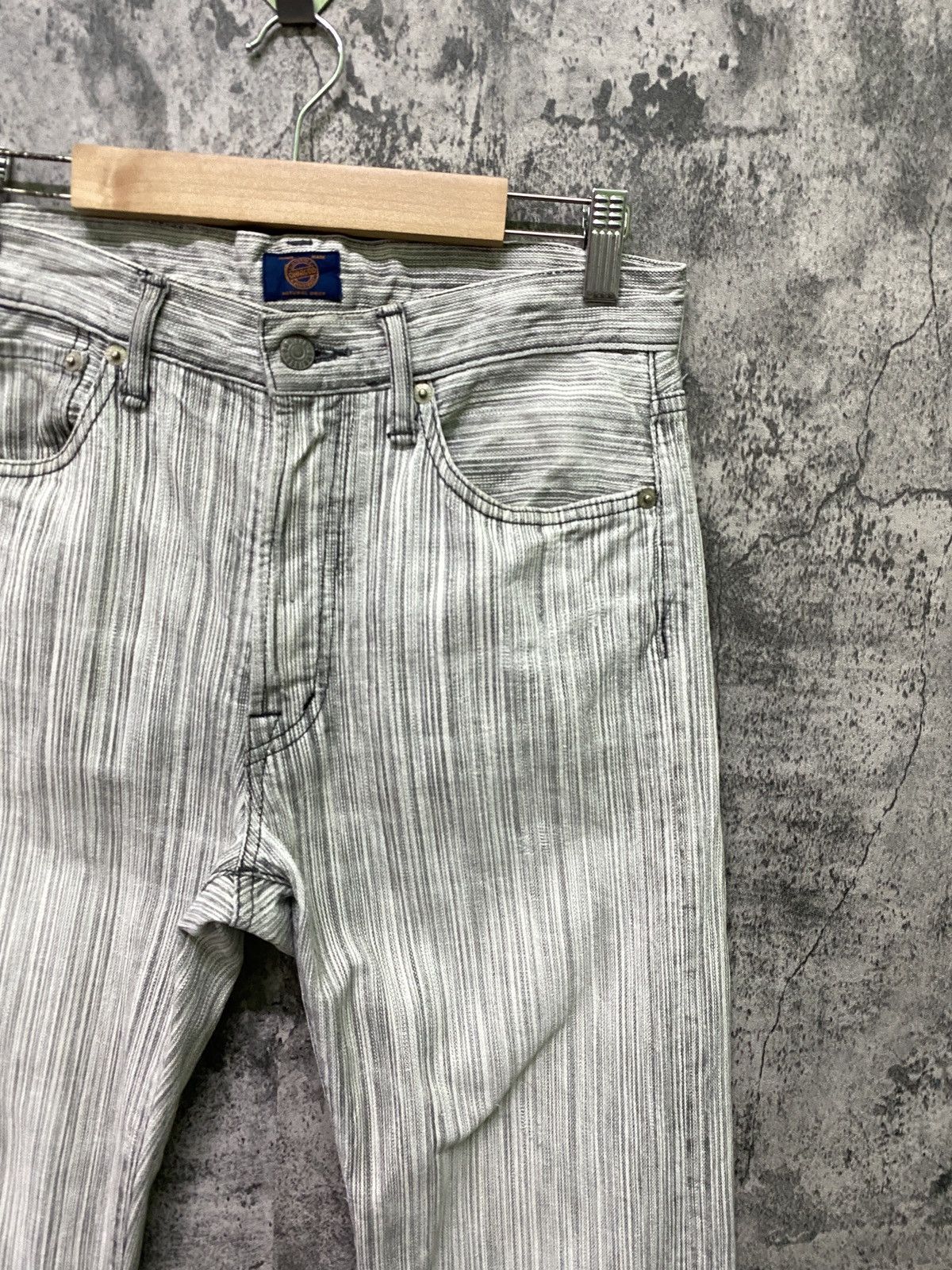 Designer × OMNIGOD × Vintage Vintage OMNIGOD Japan Striped Distressed Pant Size US 28 / EU 44 - 5 Thumbnail