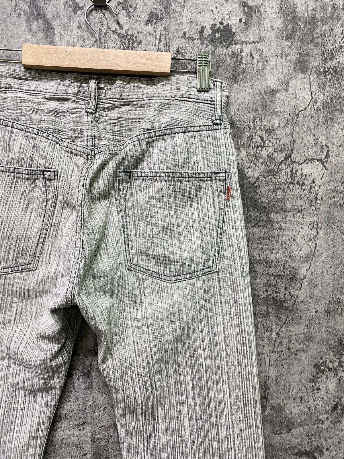 Designer × OMNIGOD × Vintage Vintage OMNIGOD Japan Striped Distressed Pant Size US 28 / EU 44 - 13 Thumbnail