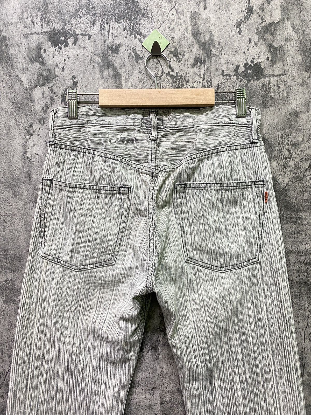 Designer × OMNIGOD × Vintage Vintage OMNIGOD Japan Striped Distressed Pant Size US 28 / EU 44 - 11 Thumbnail