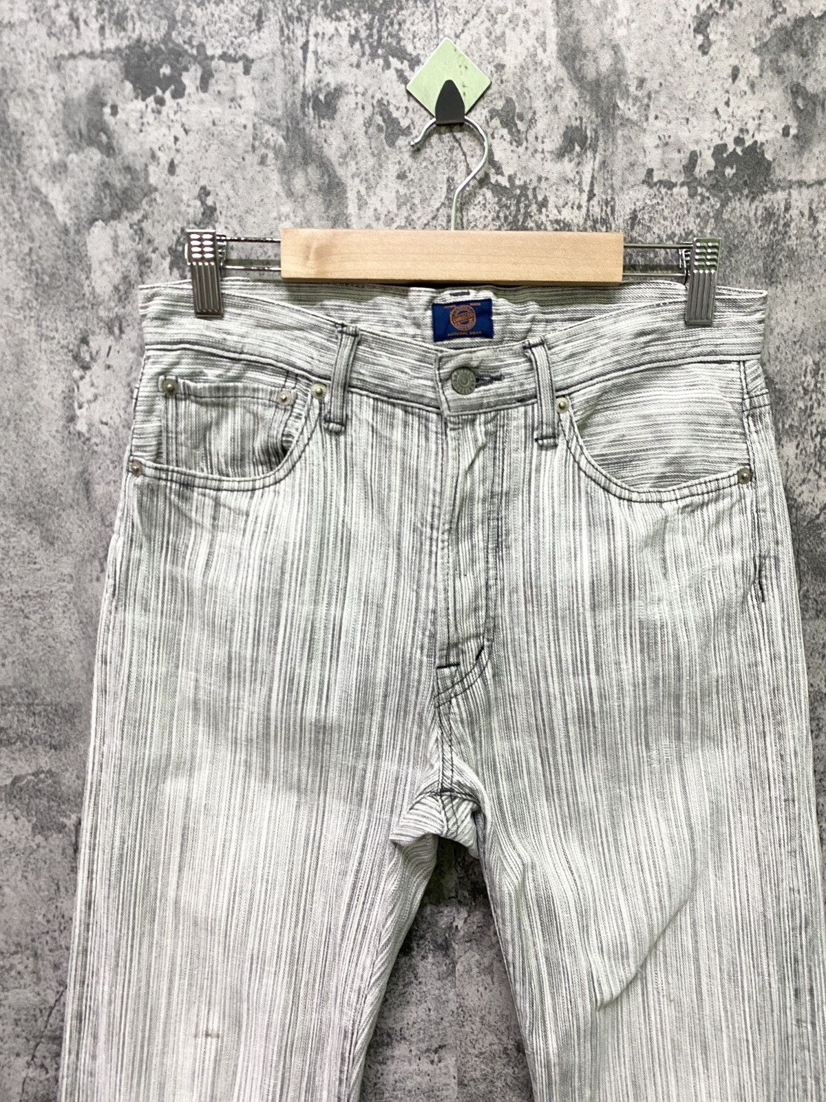 Designer × OMNIGOD × Vintage Vintage OMNIGOD Japan Striped Distressed Pant Size US 28 / EU 44 - 3 Thumbnail