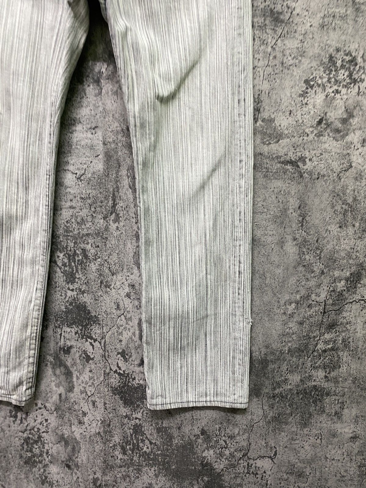 Designer × OMNIGOD × Vintage Vintage OMNIGOD Japan Striped Distressed Pant Size US 28 / EU 44 - 6 Thumbnail