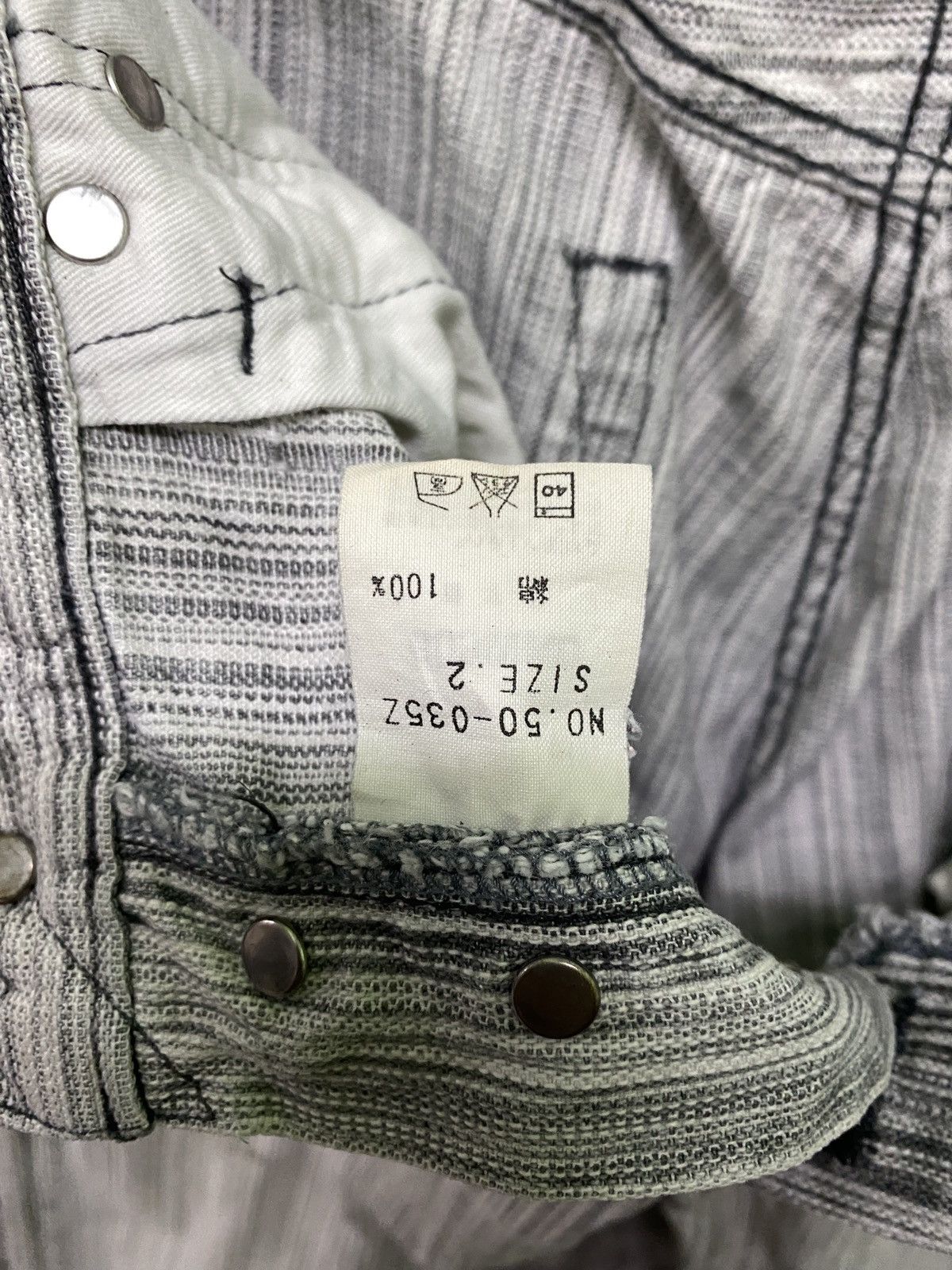 Designer × OMNIGOD × Vintage Vintage OMNIGOD Japan Striped Distressed Pant Size US 28 / EU 44 - 20 Thumbnail