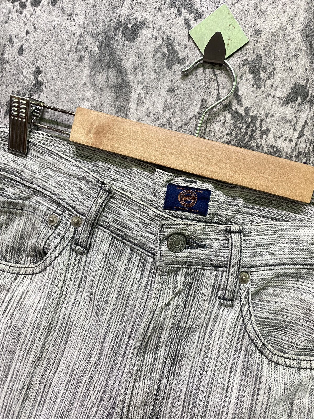 Designer × OMNIGOD × Vintage Vintage OMNIGOD Japan Striped Distressed Pant Size US 28 / EU 44 - 9 Thumbnail