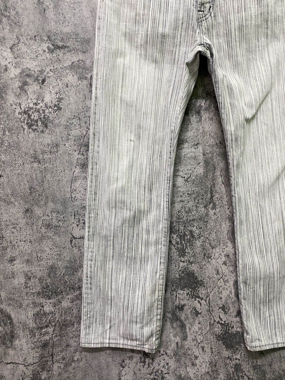 Designer × OMNIGOD × Vintage Vintage OMNIGOD Japan Striped Distressed Pant Size US 28 / EU 44 - 7 Thumbnail