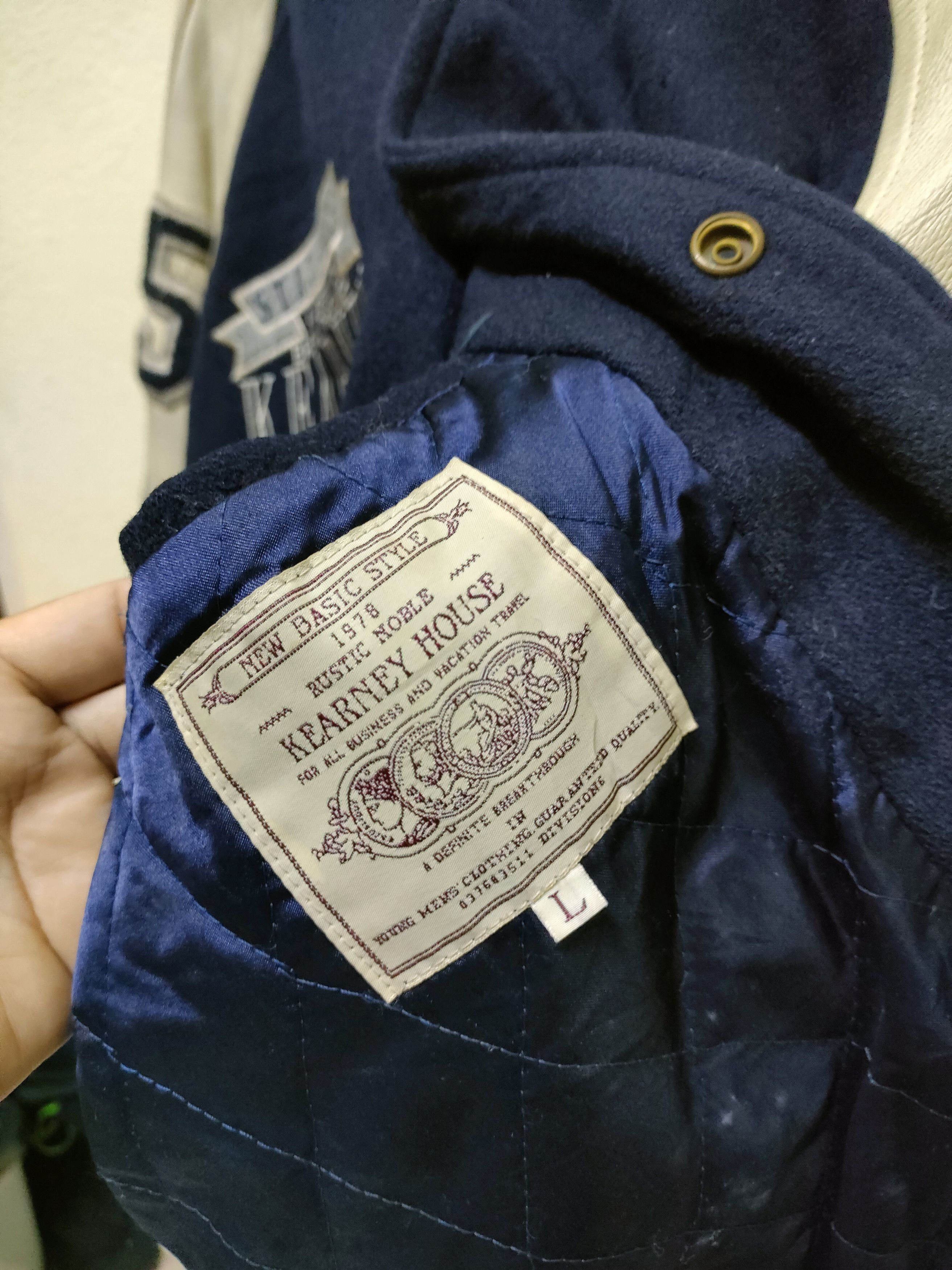 Vintage Vintage Kearny House Stadium Jacket Size US L / EU 52-54 / 3 - 3 Thumbnail