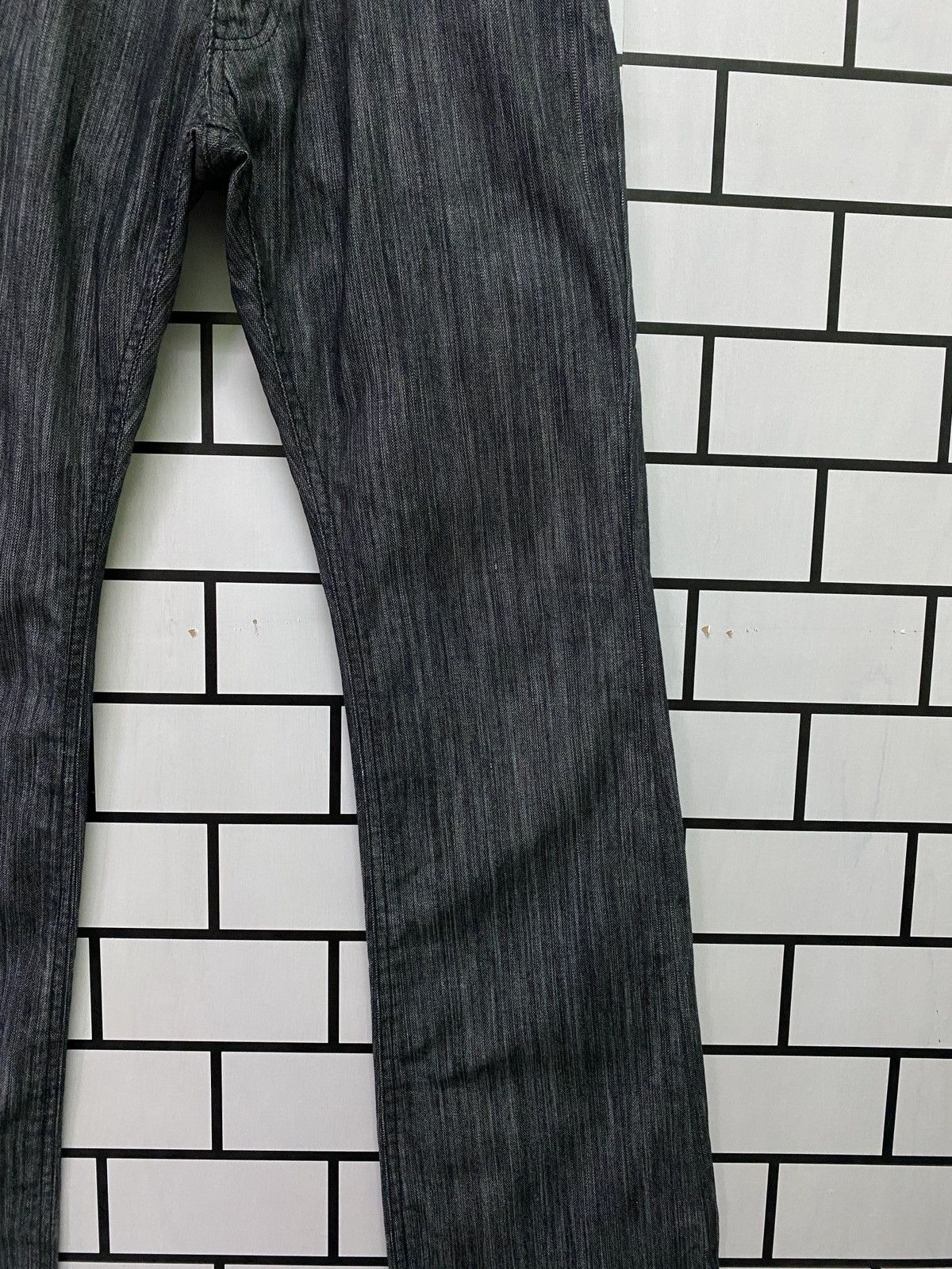 Designer × Japanese Brand Vintage Japanese MALE & CO Zipper Striped Flared Pants Size US 31 - 6 Thumbnail