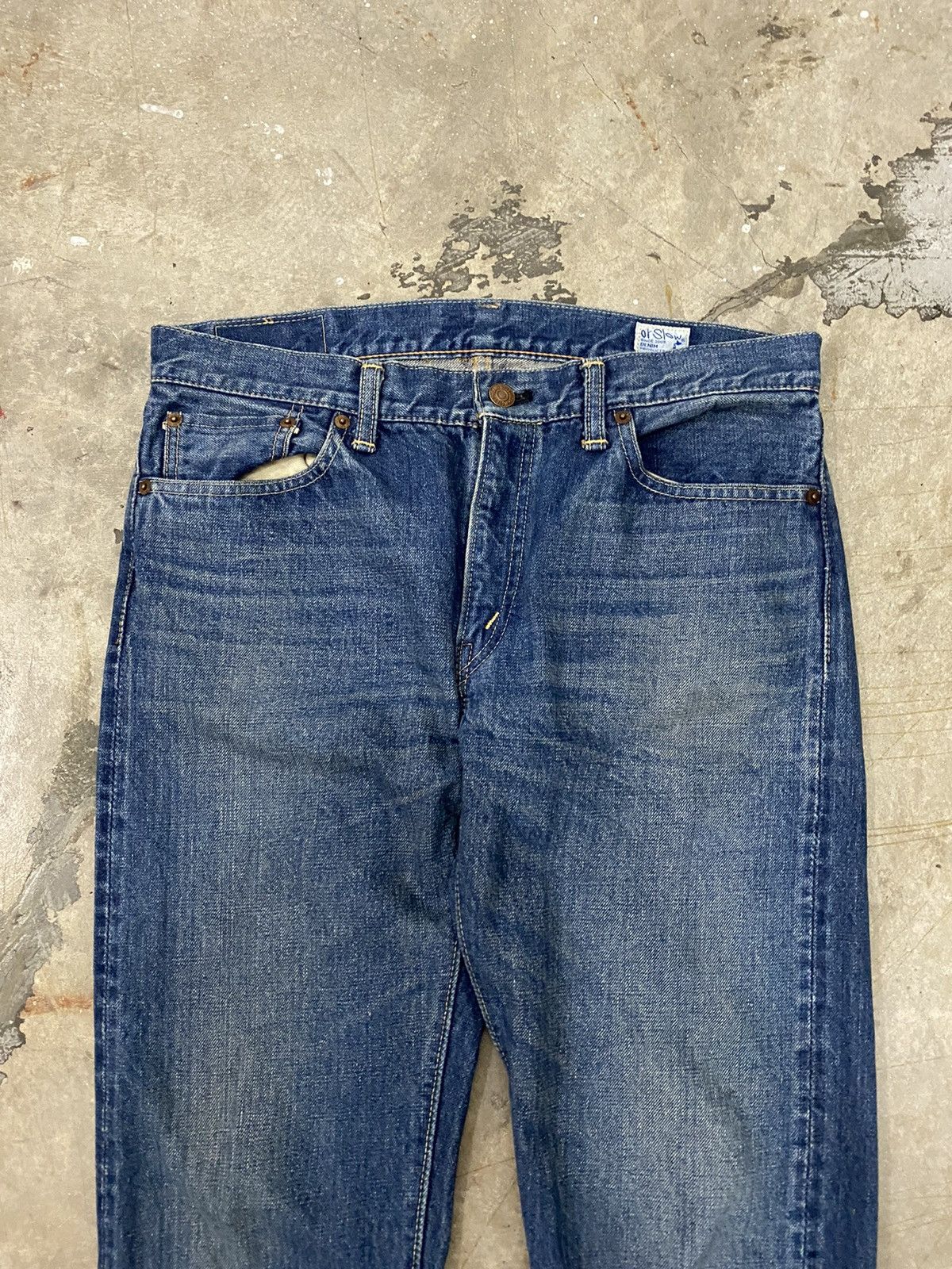 Orslow Iconic Orslow Red selvedge indigo denim Size US 32 / EU 48 - 3 Thumbnail