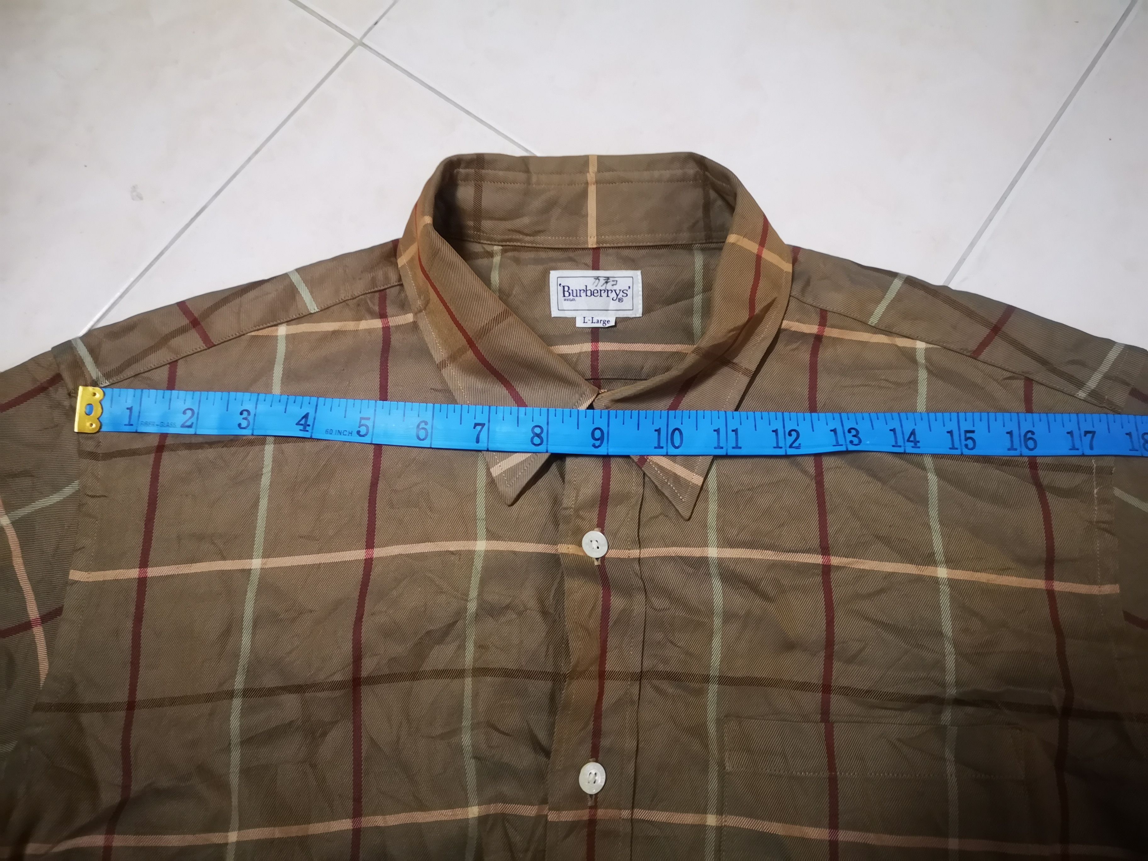 Burberry Vintage Flannel Burberrys Size US L / EU 52-54 / 3 - 22 Thumbnail