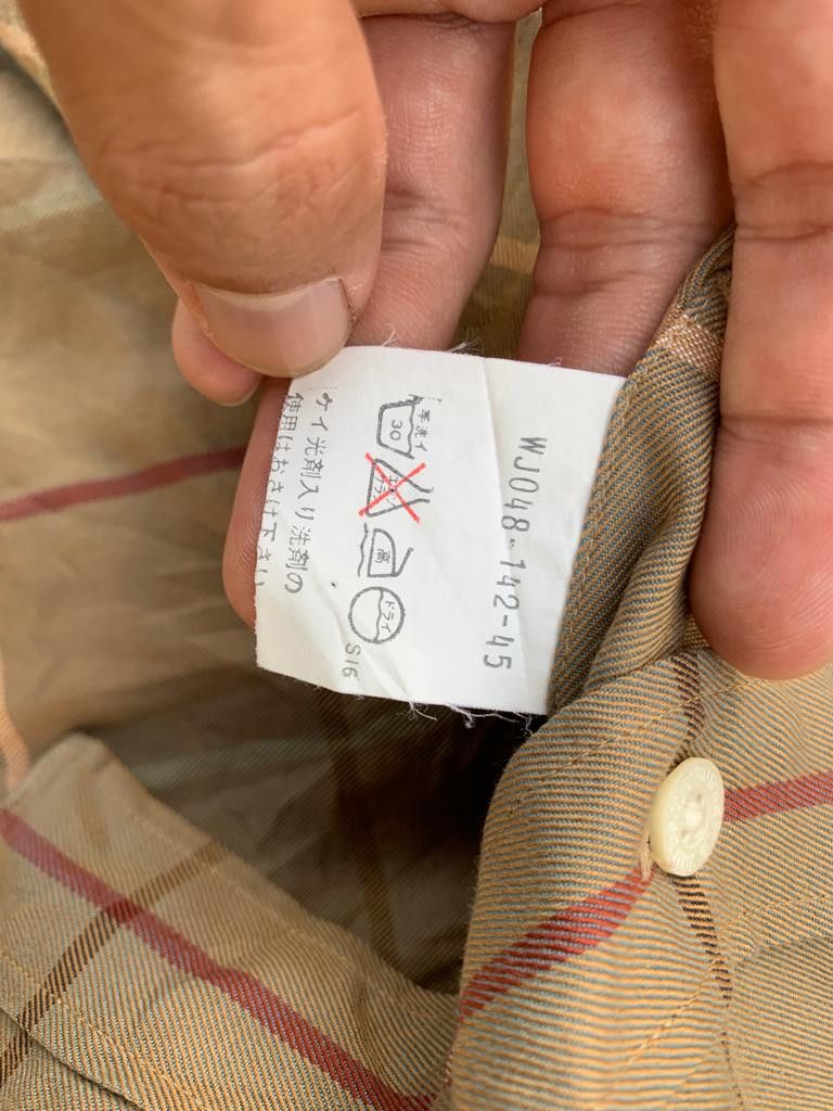 Burberry Vintage Flannel Burberrys Size US L / EU 52-54 / 3 - 15 Thumbnail