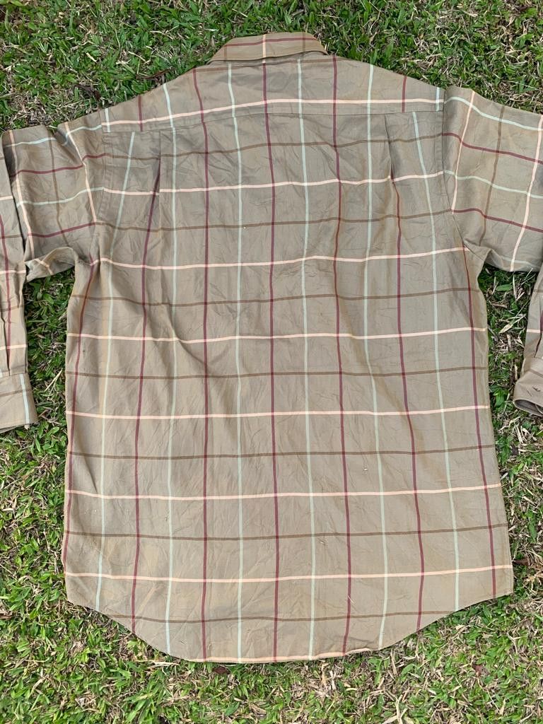 Burberry Vintage Flannel Burberrys Size US L / EU 52-54 / 3 - 10 Thumbnail