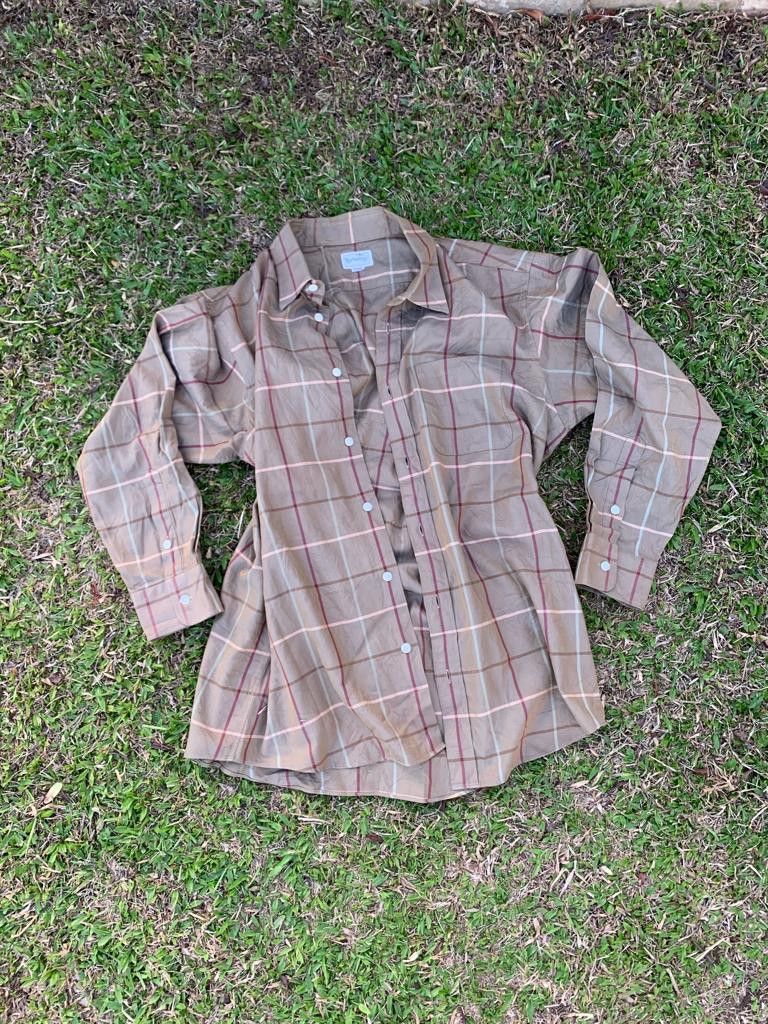 Burberry Vintage Flannel Burberrys Size US L / EU 52-54 / 3 - 1 Thumbnail