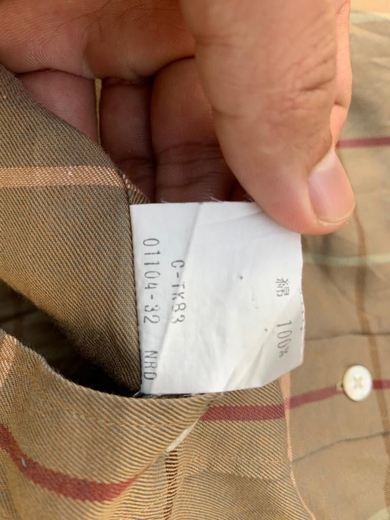 Burberry Vintage Flannel Burberrys Size US L / EU 52-54 / 3 - 16 Thumbnail