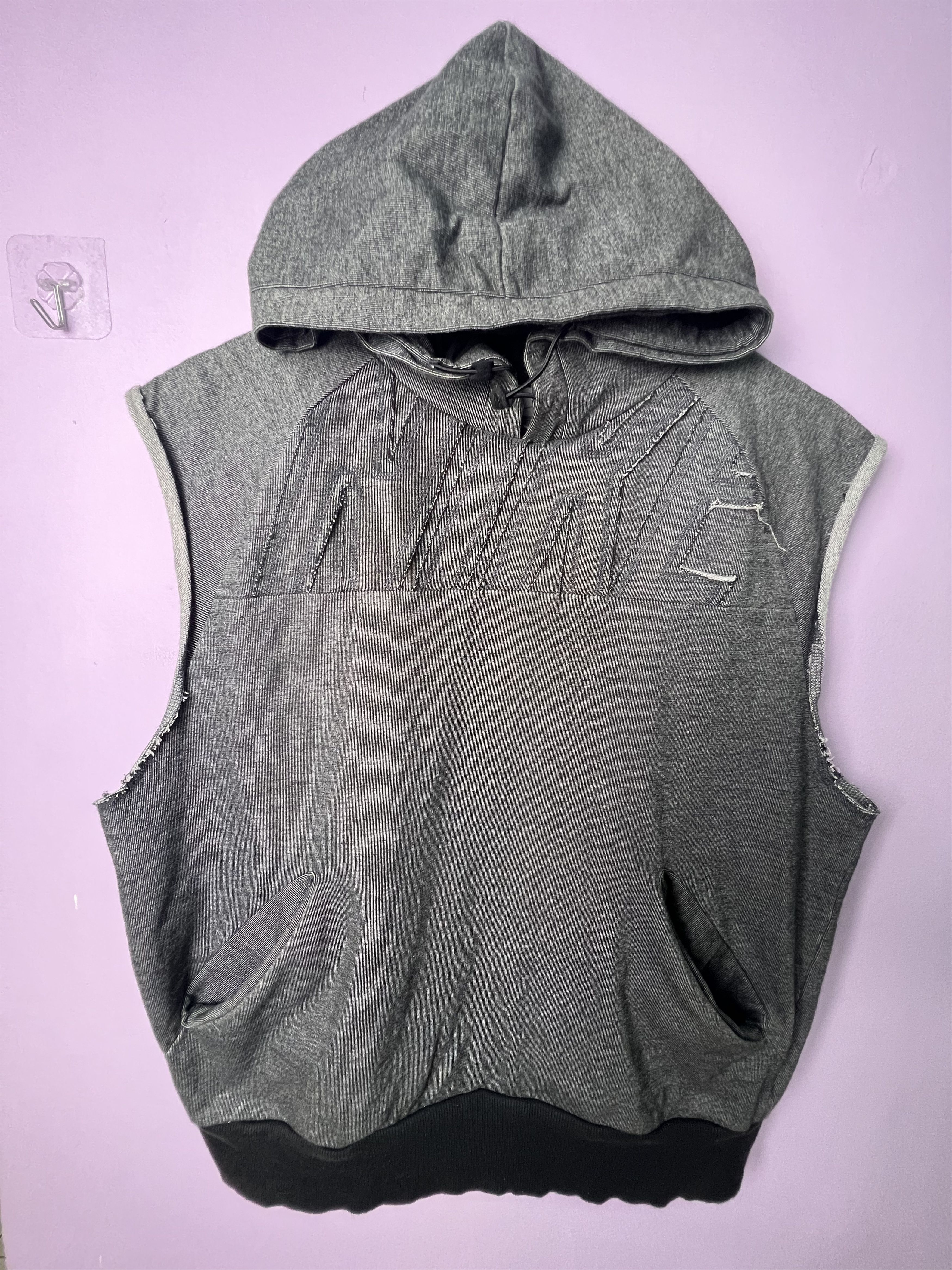 Nike 🔥Vintage Nike Sleeveless Hoodies Size US M / EU 48-50 / 2 - 1 Thumbnail