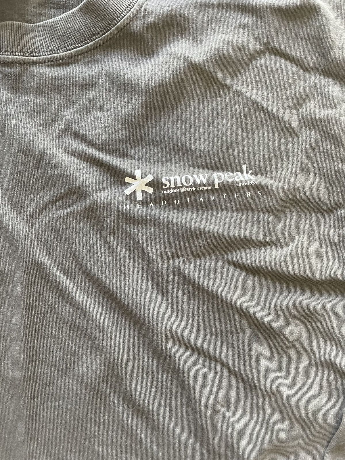 Snow Peak Snow peak washed LS tee M Size US M / EU 48-50 / 2 - 6 Thumbnail