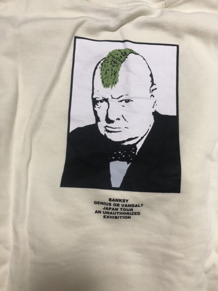 Japanese Brand × Vintage UNWORN* Banksy Churchill crewneck Size US L / EU 52-54 / 3 - 3 Thumbnail