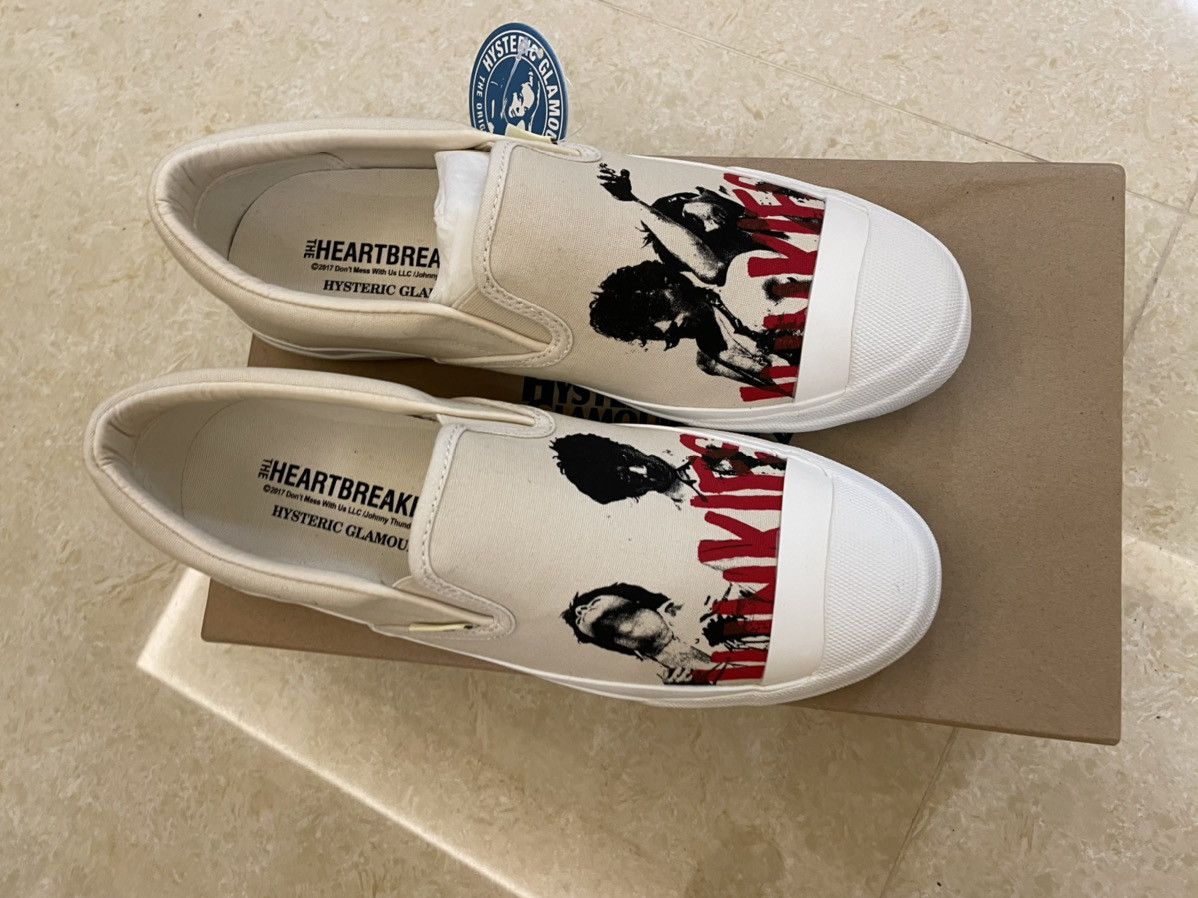 Hysteric Glamour Hysterical glamour THE HEART BREAKERS slip on US8.5 Size US 8.5 / EU 41-42 - 4 Thumbnail