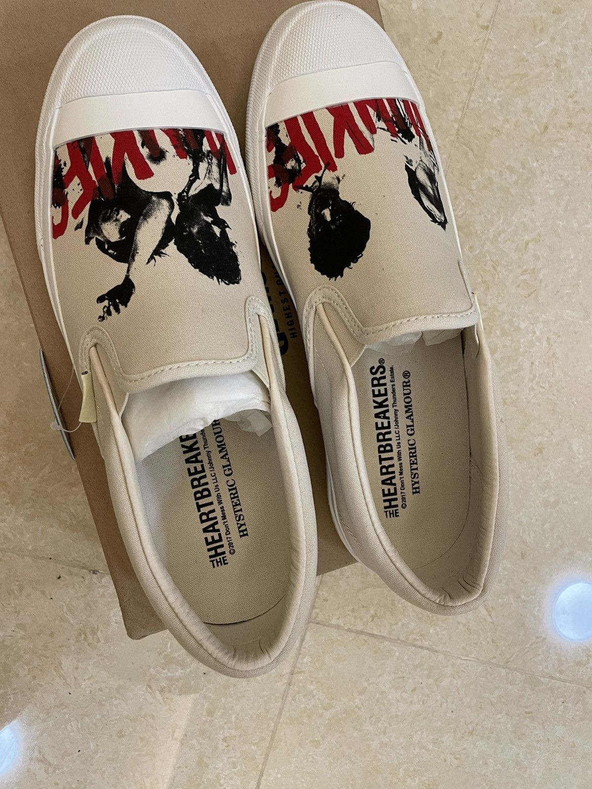 Hysteric Glamour Hysterical glamour THE HEART BREAKERS slip on US8.5 Size US 8.5 / EU 41-42 - 6 Thumbnail