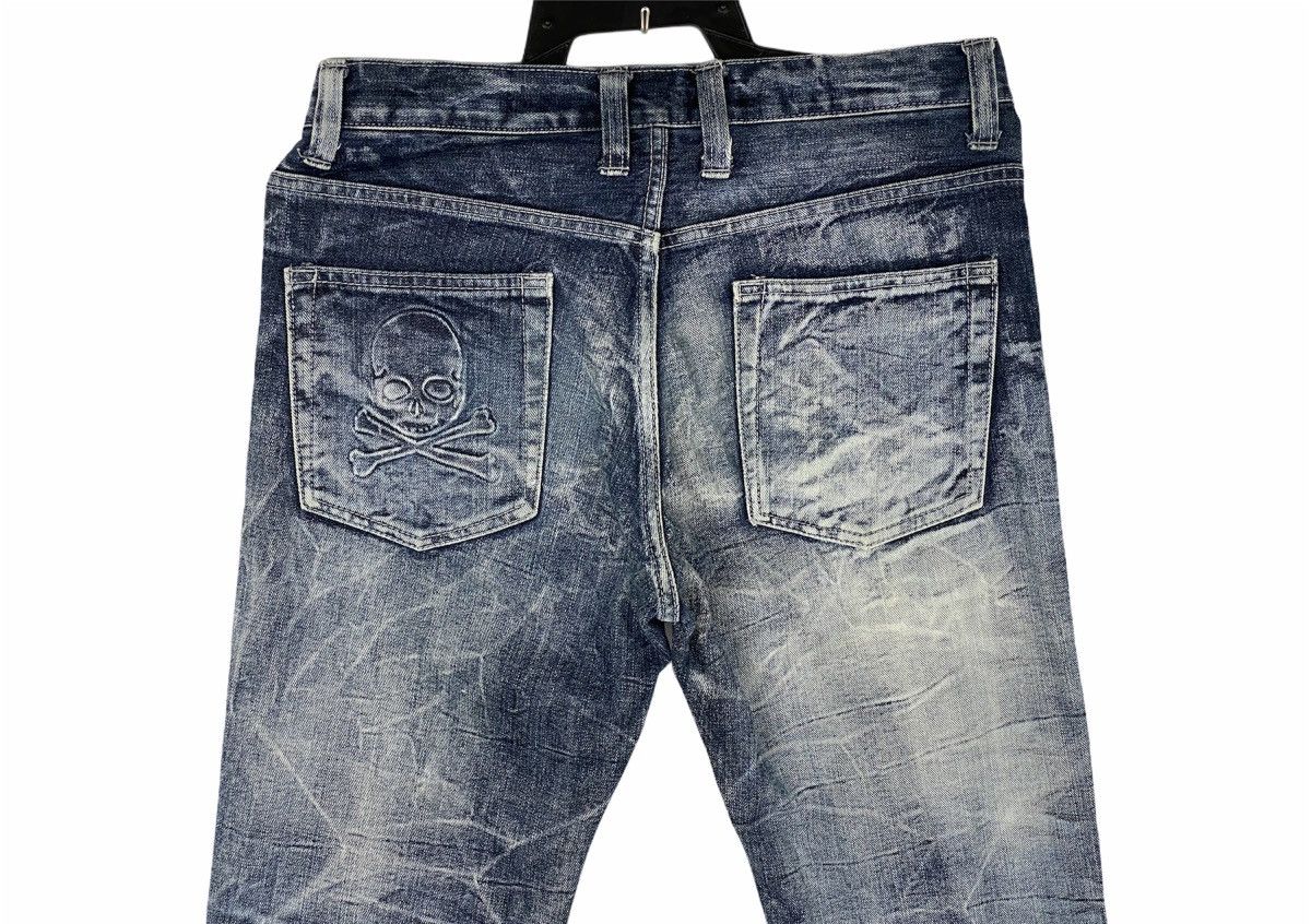 Japanese Brand × Vintage Japanese Root Three Deconstructed Distressed Denim Pants Size US 32 / EU 48 - 6 Thumbnail