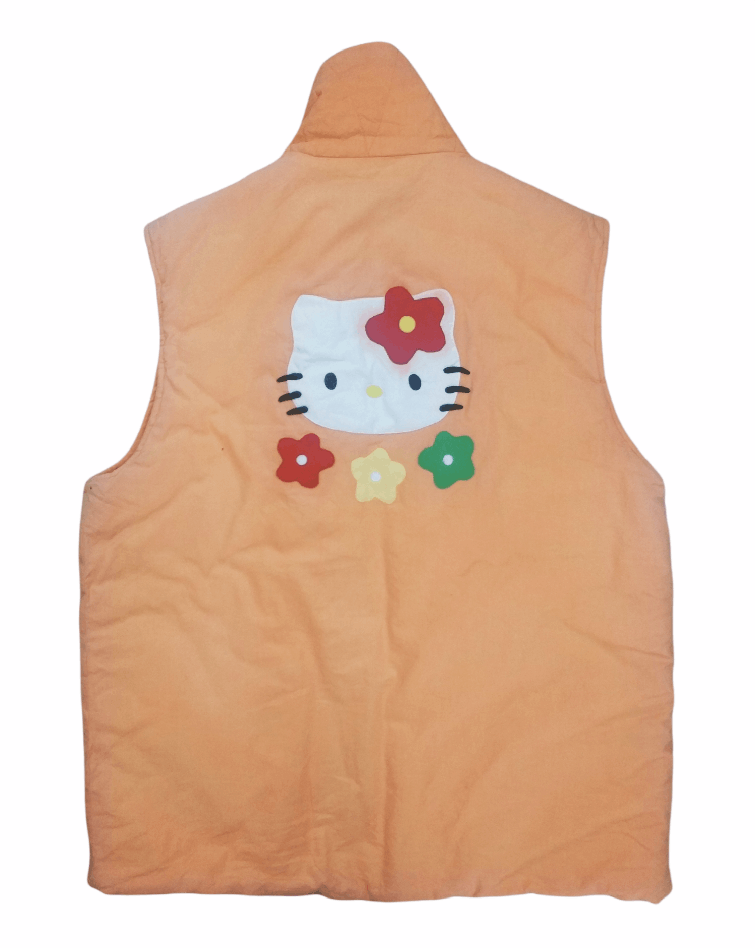 Cartoon Network 🔥Orange Hello Kitty Puffer Vest Size US M / EU 48-50 / 2 - 2 Thumbnail