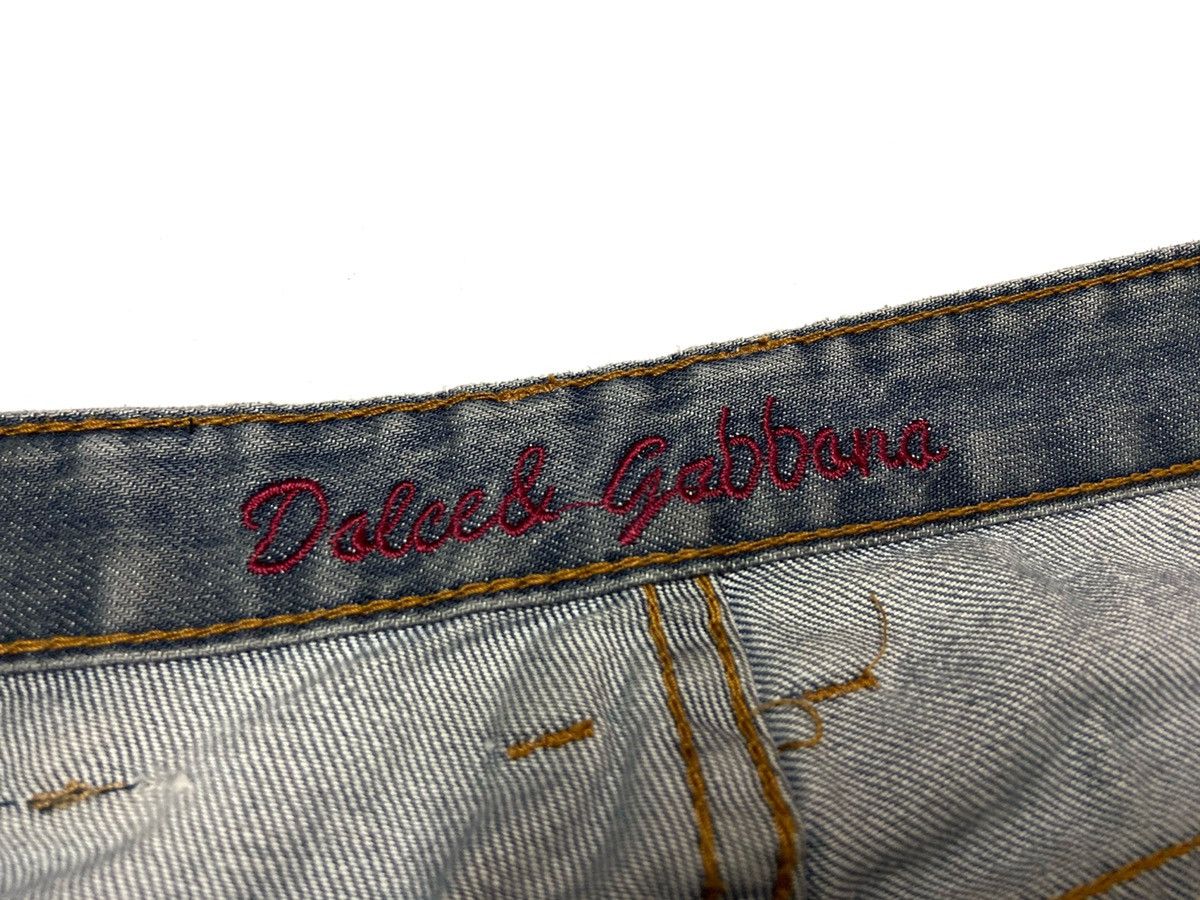 Dolce & Gabbana Vintage Dolce & Gabbana D&G Distressed Denim Jeans Size US 28 / EU 44 - 5 Thumbnail